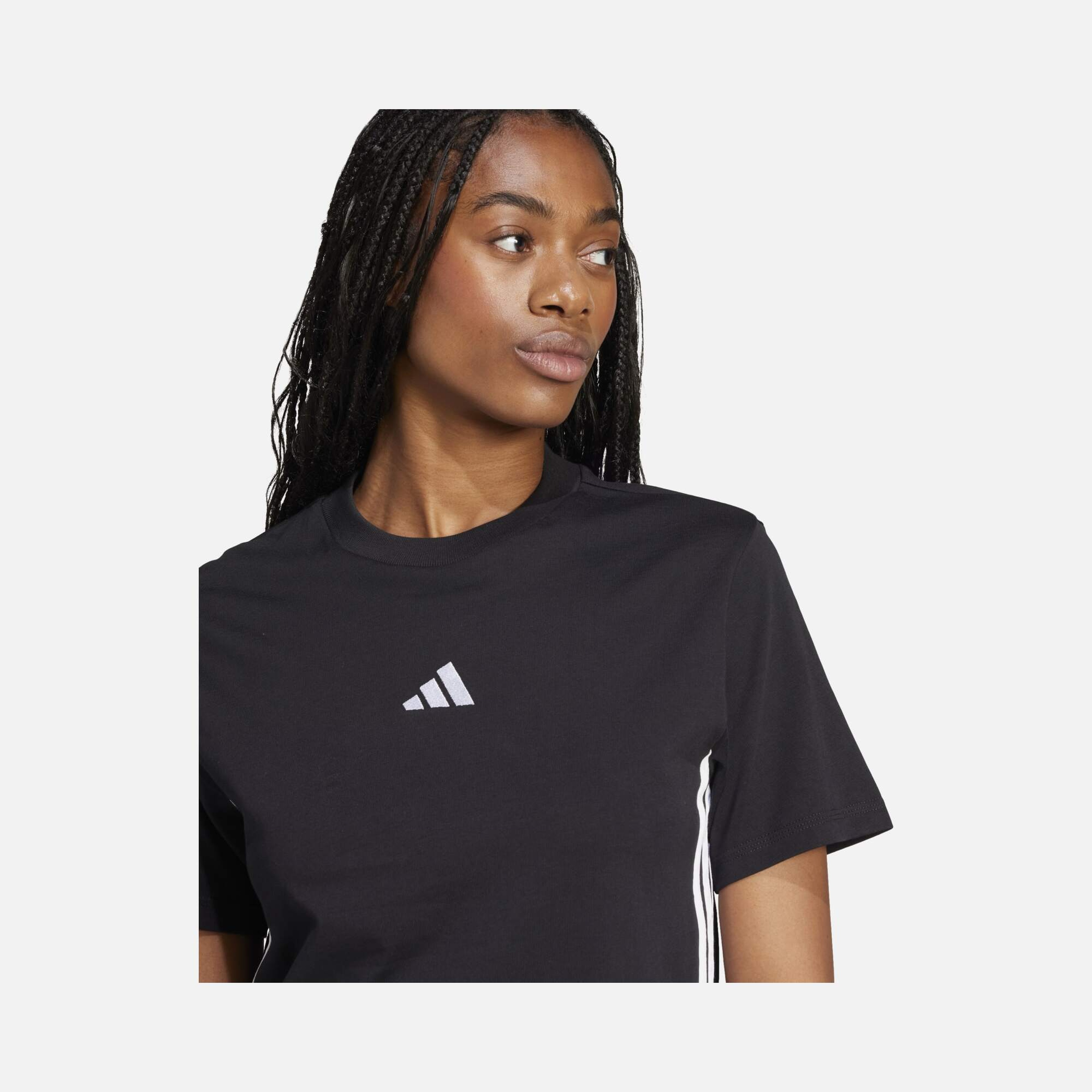 adidas Essentials 3-Stripes Cotton Kadın Tişört
