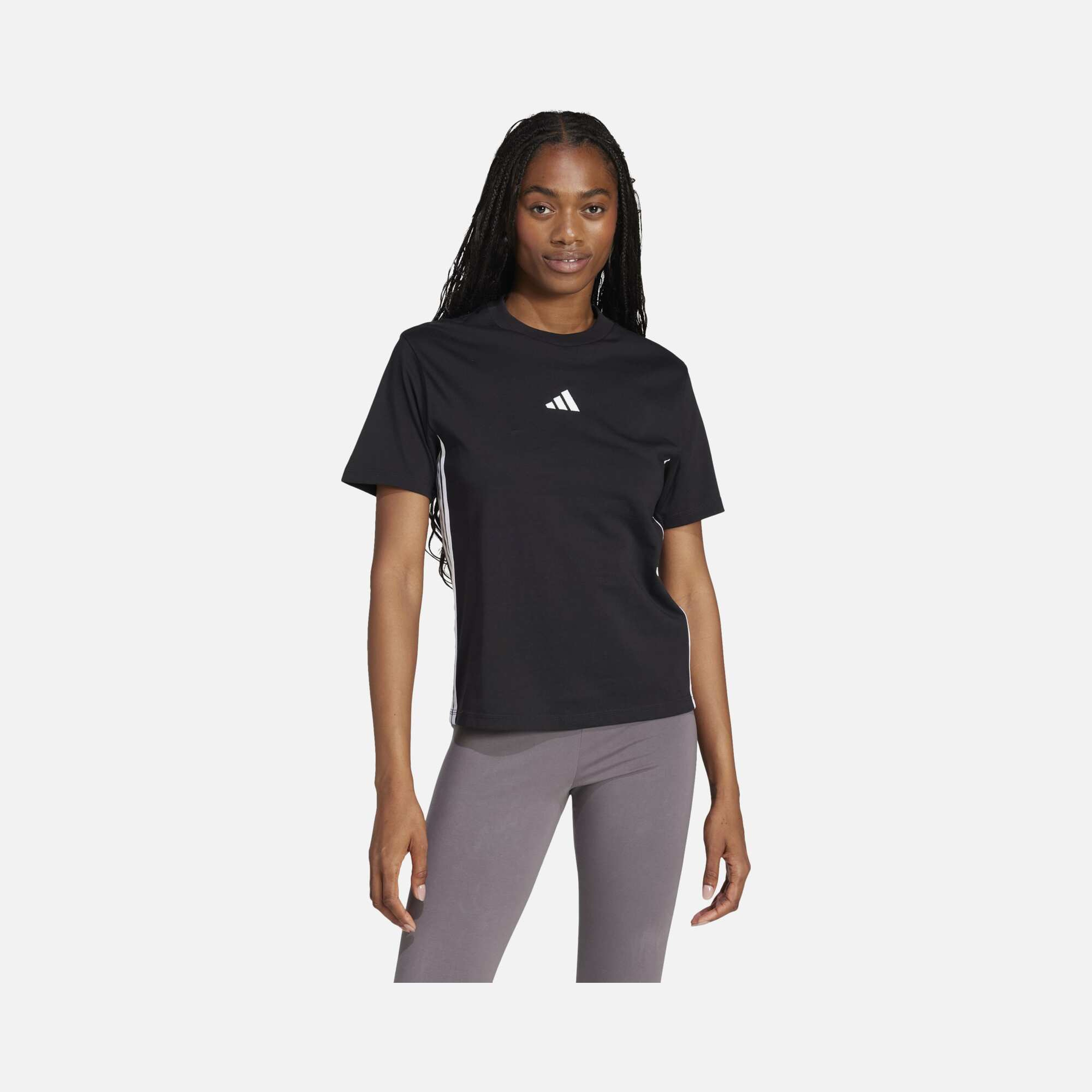 adidas Essentials 3-Stripes Cotton Kadın Tişört