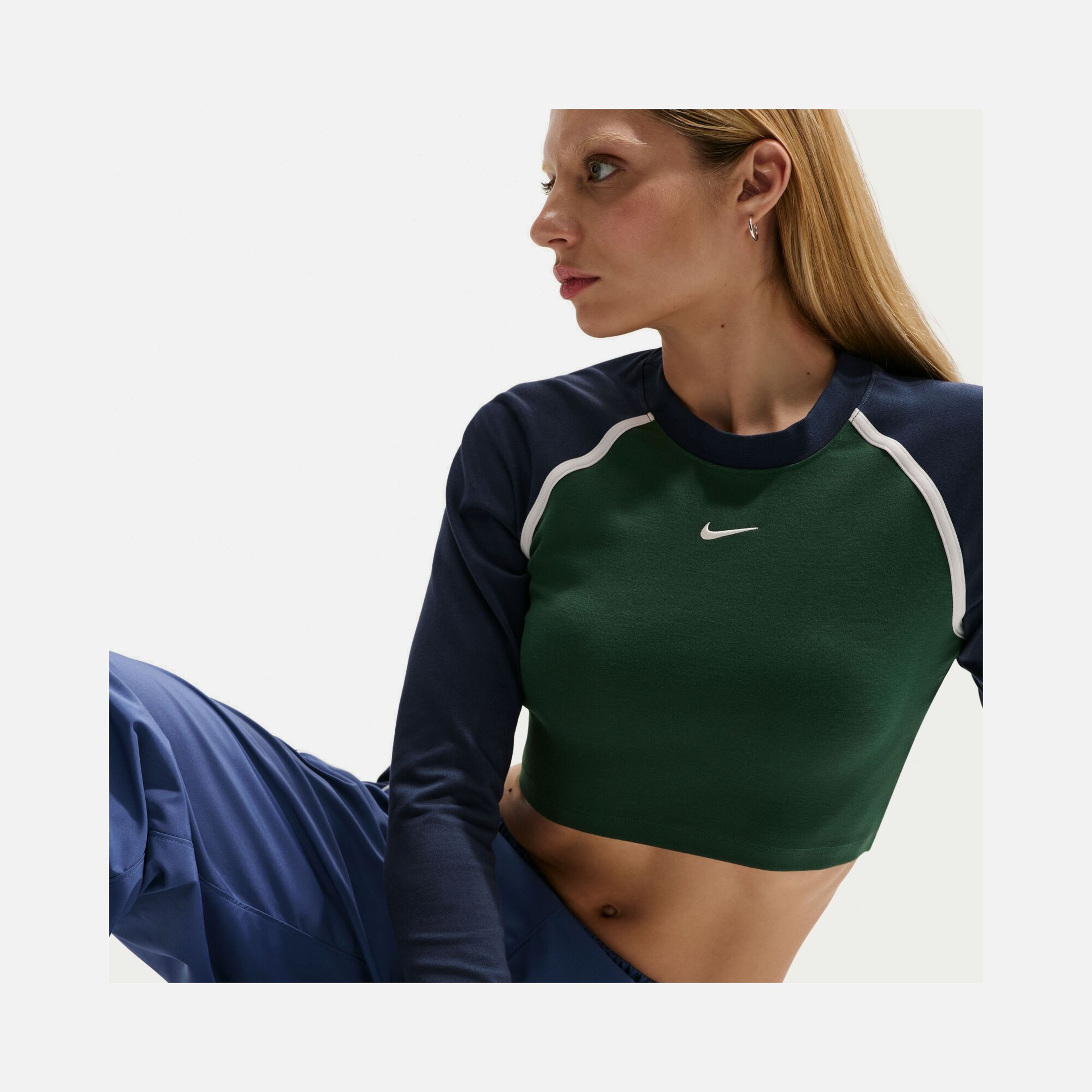 Nike Nsw Street Ls Body Bold Cr Kadın Tişört