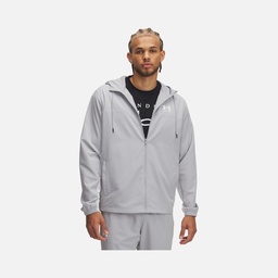 Under Armour Sportswear Rival Woven Windbreaker Loose Cut Full-Zip Hoodie Erkek Ceket