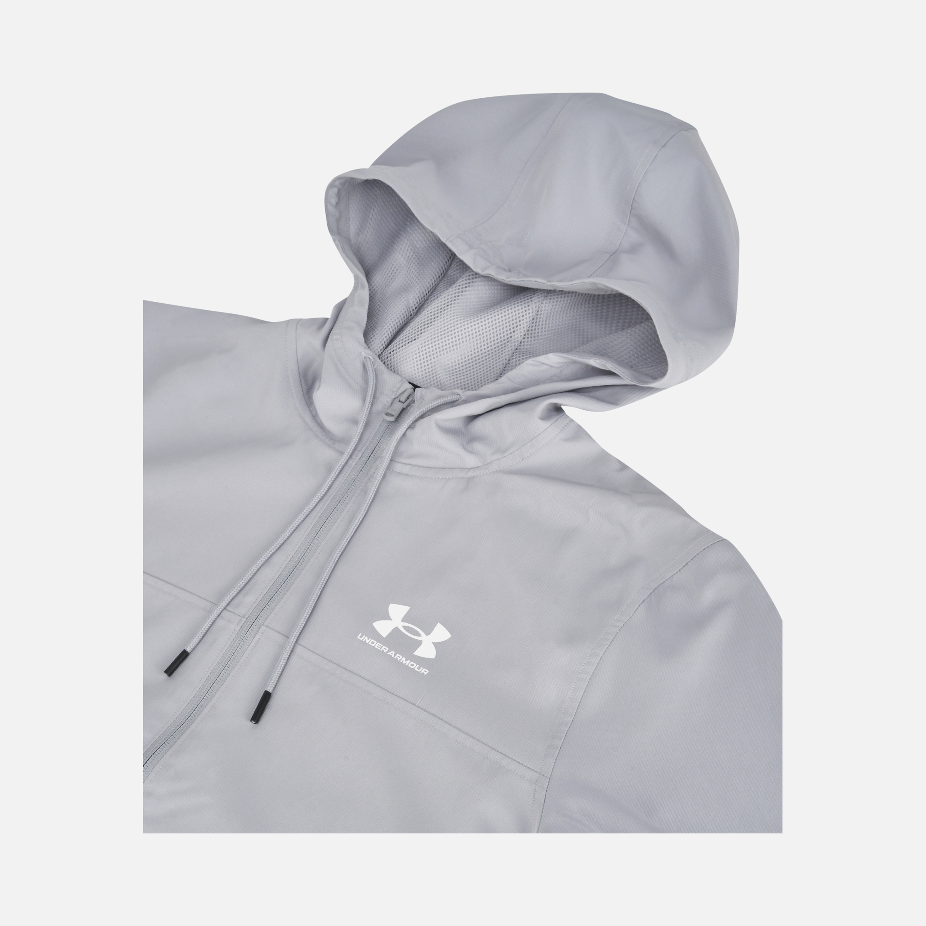 Under Armour Sportswear Rival Woven Windbreaker Loose Cut Full-Zip Hoodie Erkek Ceket