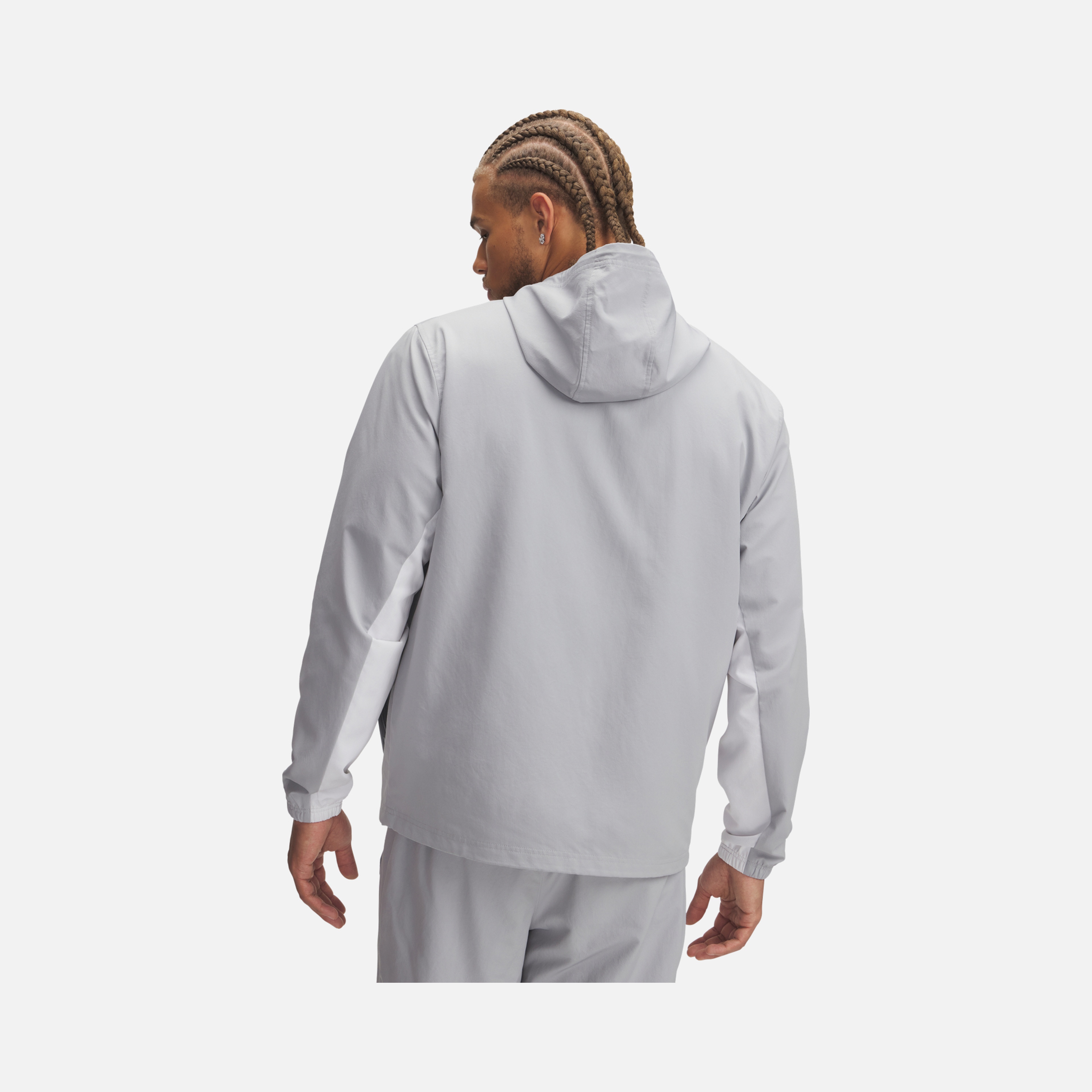 Under Armour Sportswear Rival Woven Windbreaker Loose Cut Full-Zip Hoodie Erkek Ceket