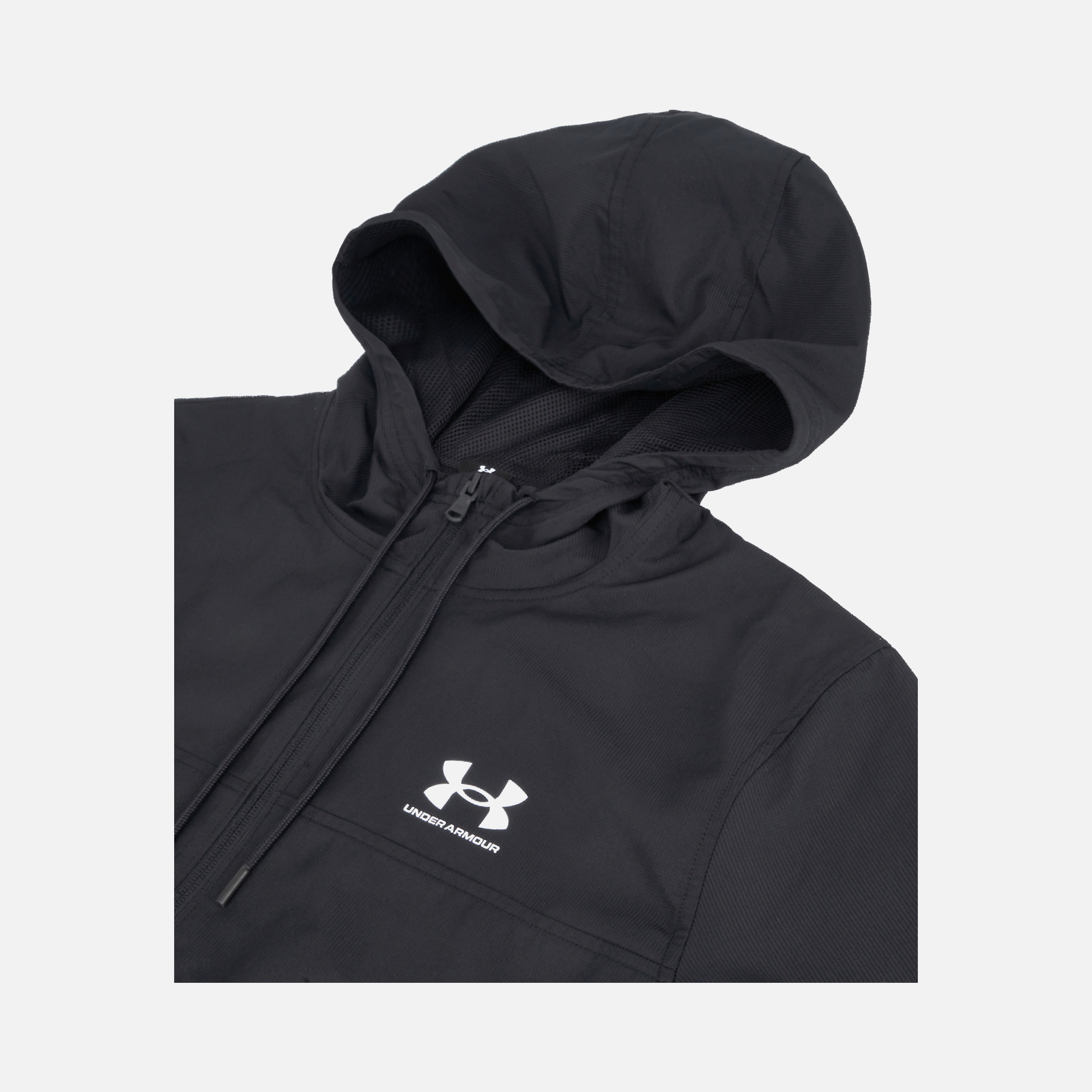 Under Armour Sportswear Rival Woven Windbreaker Loose Cut Full-Zip Hoodie Erkek Ceket