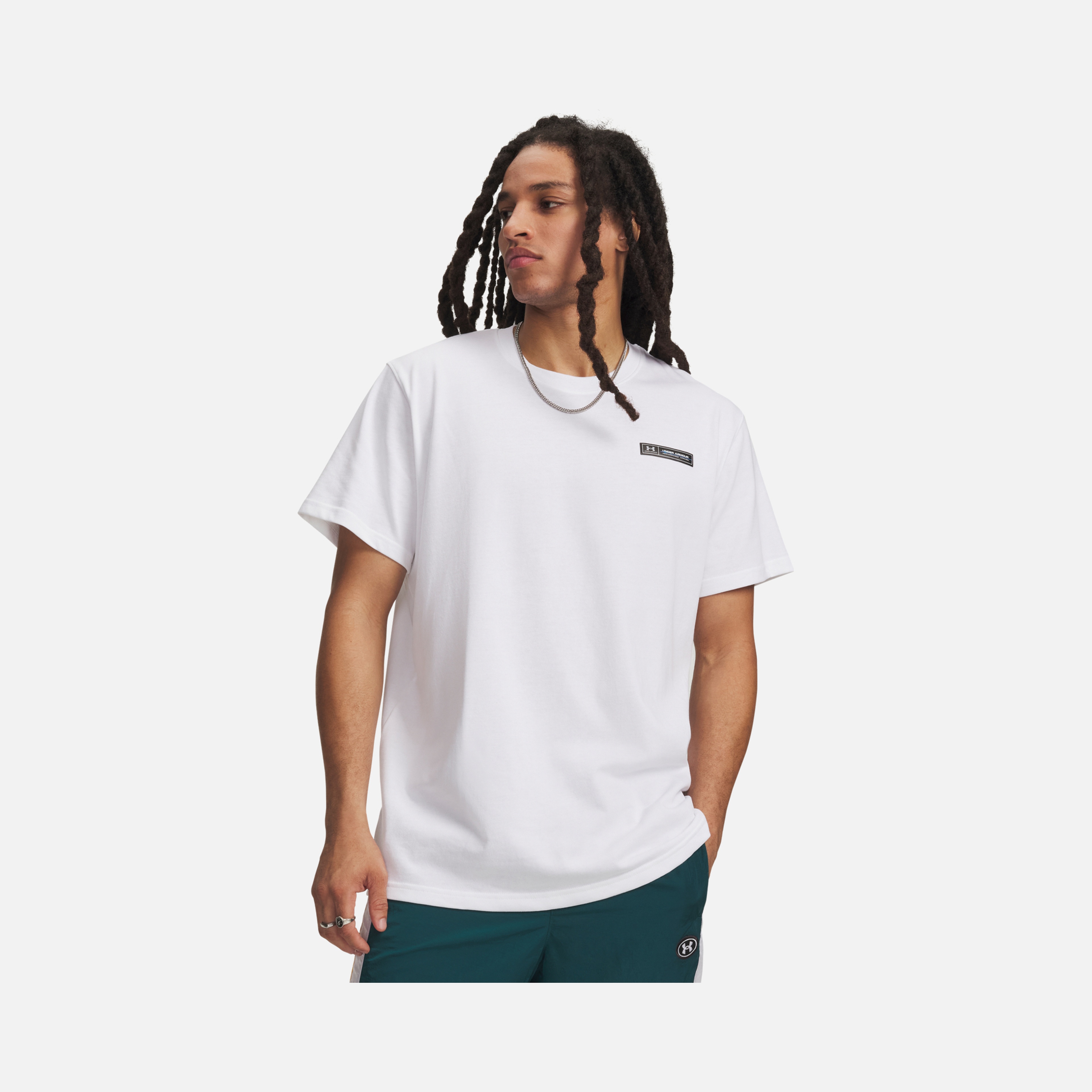 Under Armour Sportswear Heavyweight Armour Label Loose Cut Short-Sleeve Erkek Tişört