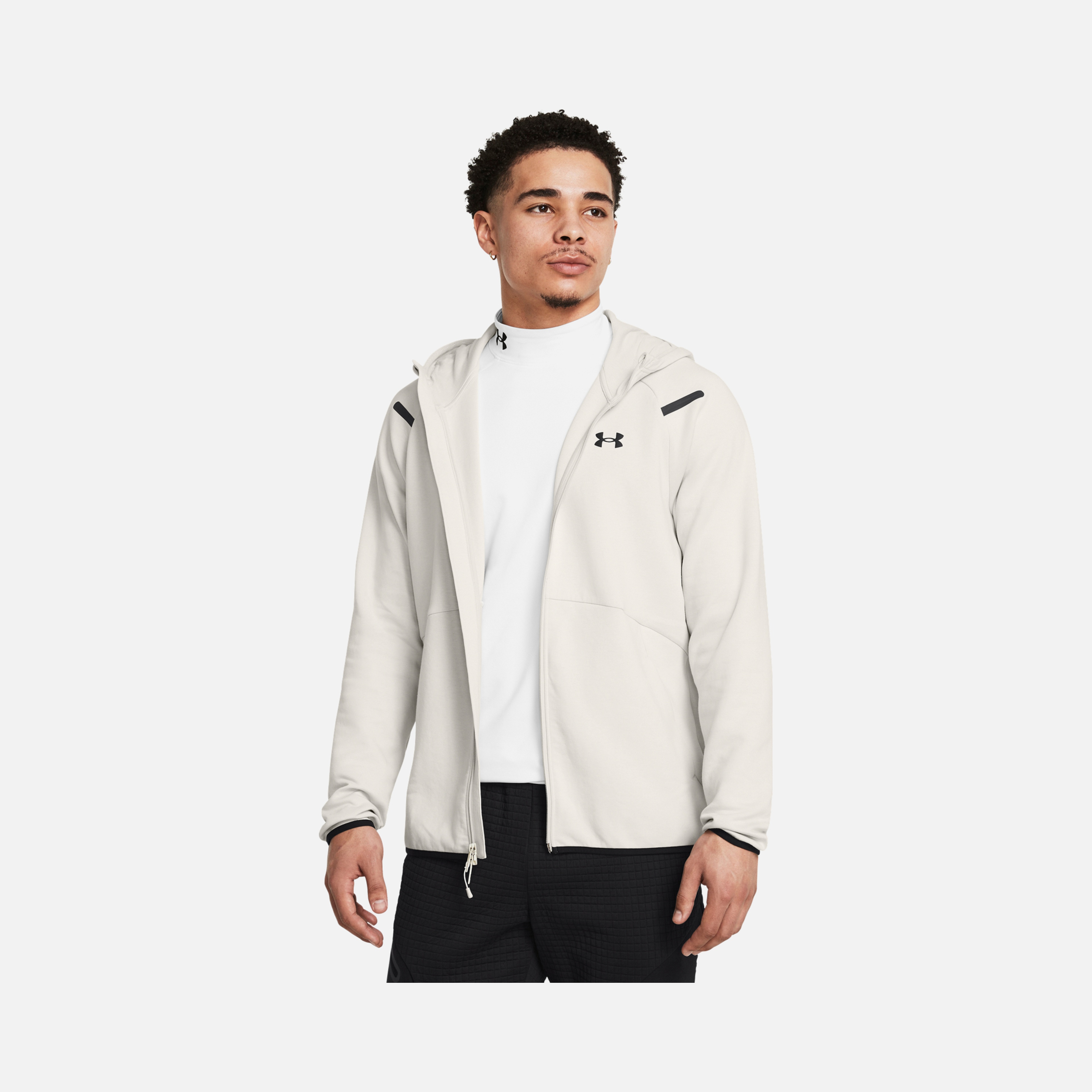 Under Armour Sportswear Unstoppable Fleece Slim Cut Full-Zip Hooded Erkek Sweatshirt