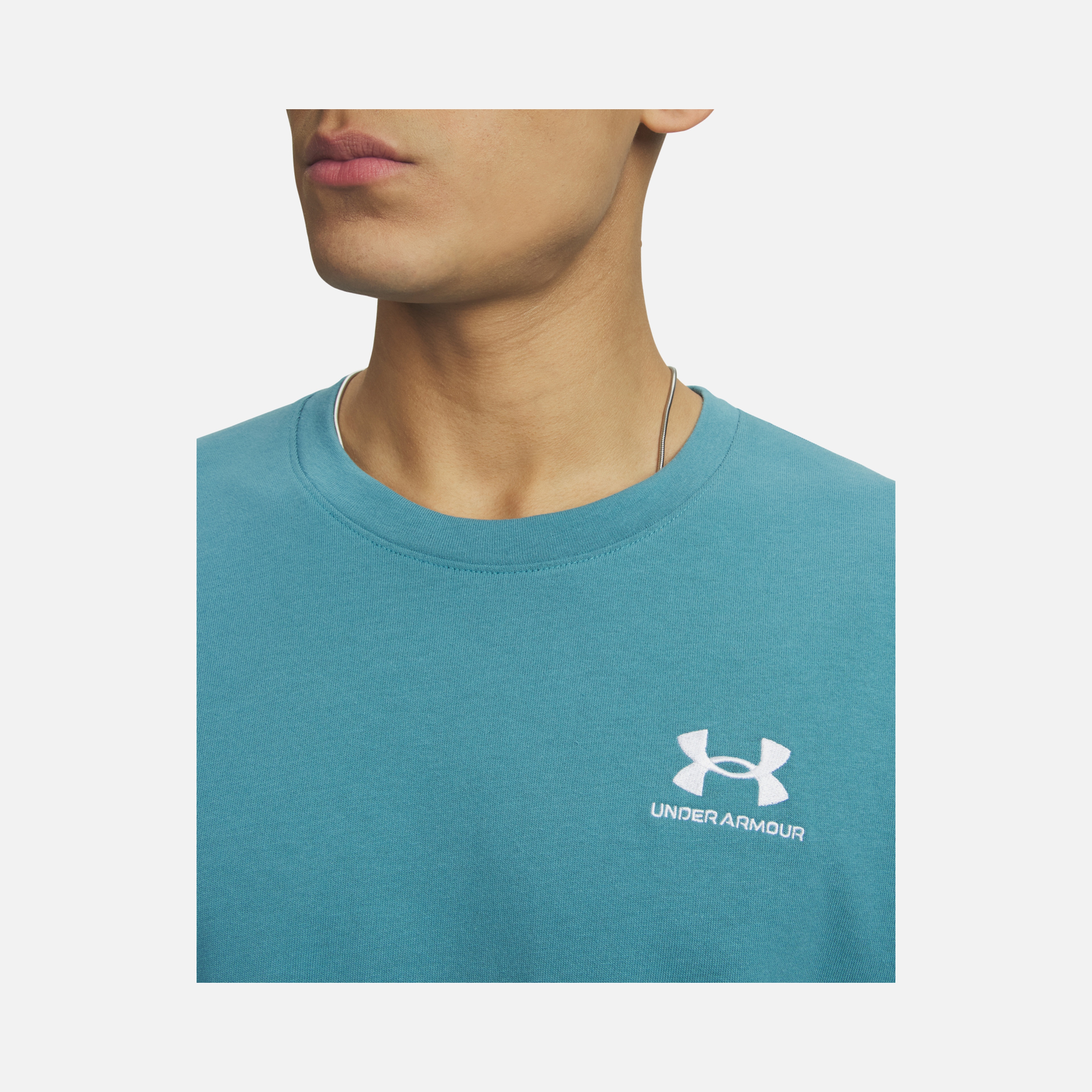 Under Armour Logo EMB Heavyweight Training Short-Sleeve Erkek Tişört