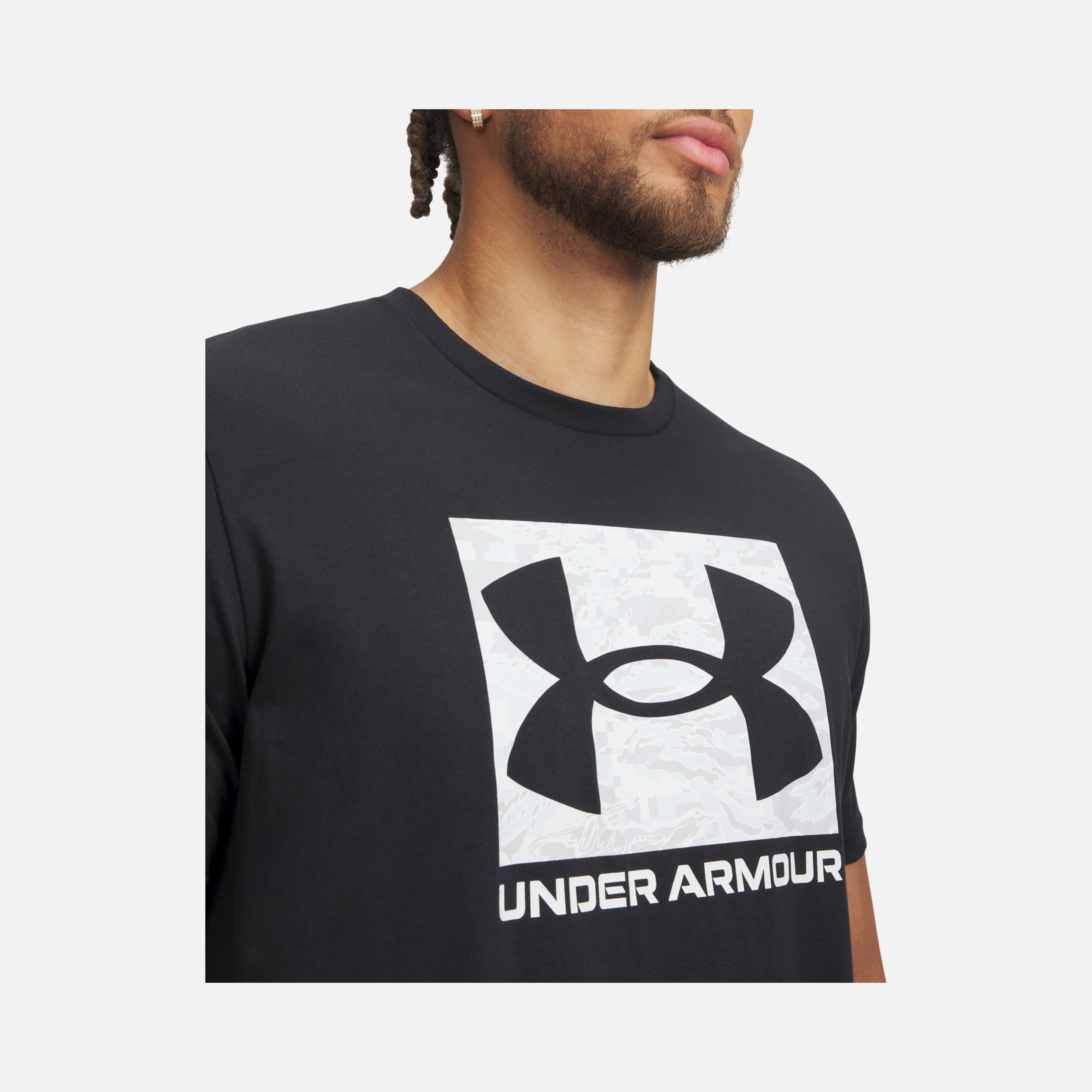 Under Armour Sportswear ABC Camouflage Boxed Logo Loose Cut Short-Sleeve Erkek Tişört