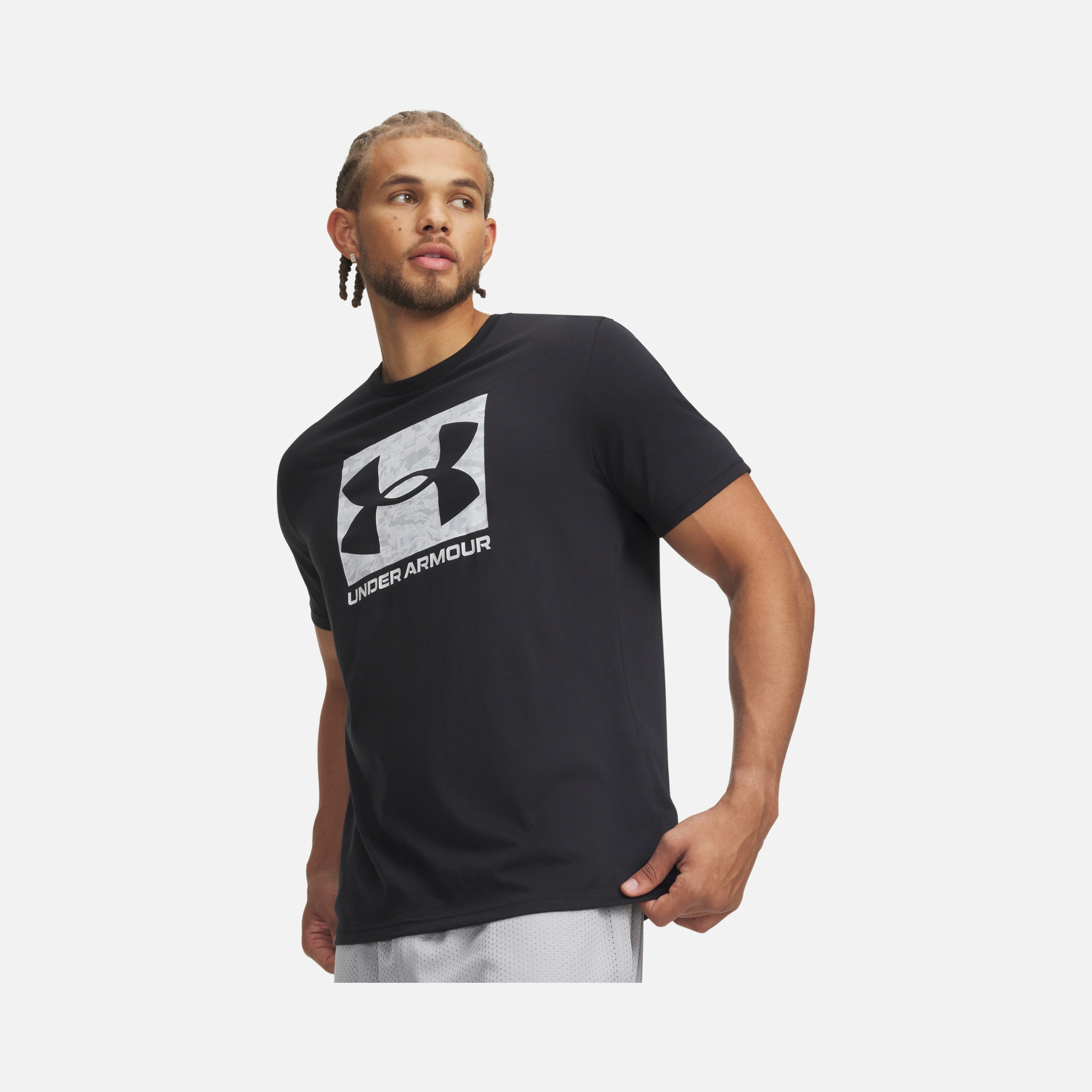 Under Armour Sportswear ABC Camouflage Boxed Logo Loose Cut Short-Sleeve Erkek Tişört