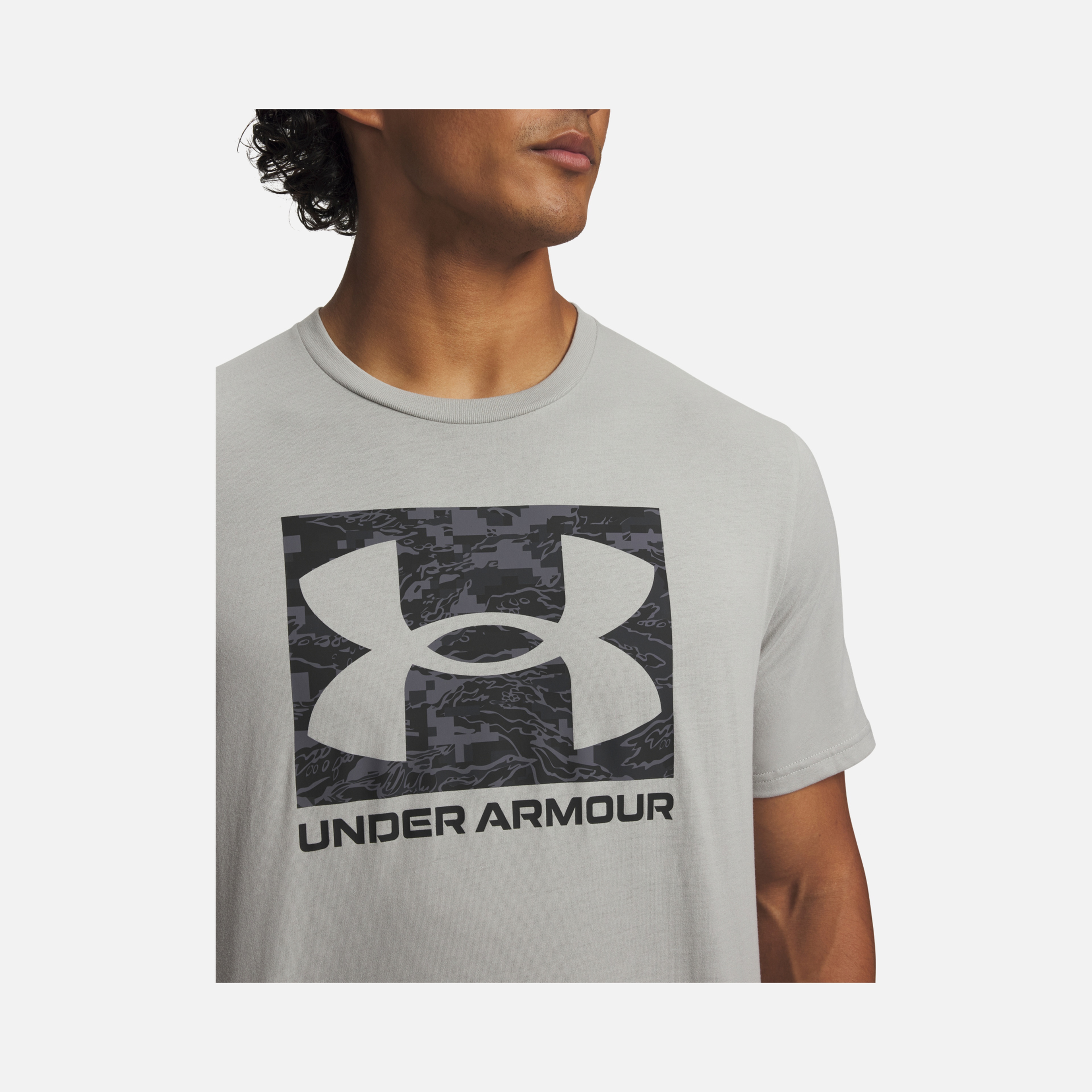 Under Armour Sportswear ABC Camouflage Boxed Logo Loose Cut Short-Sleeve Erkek Tişört