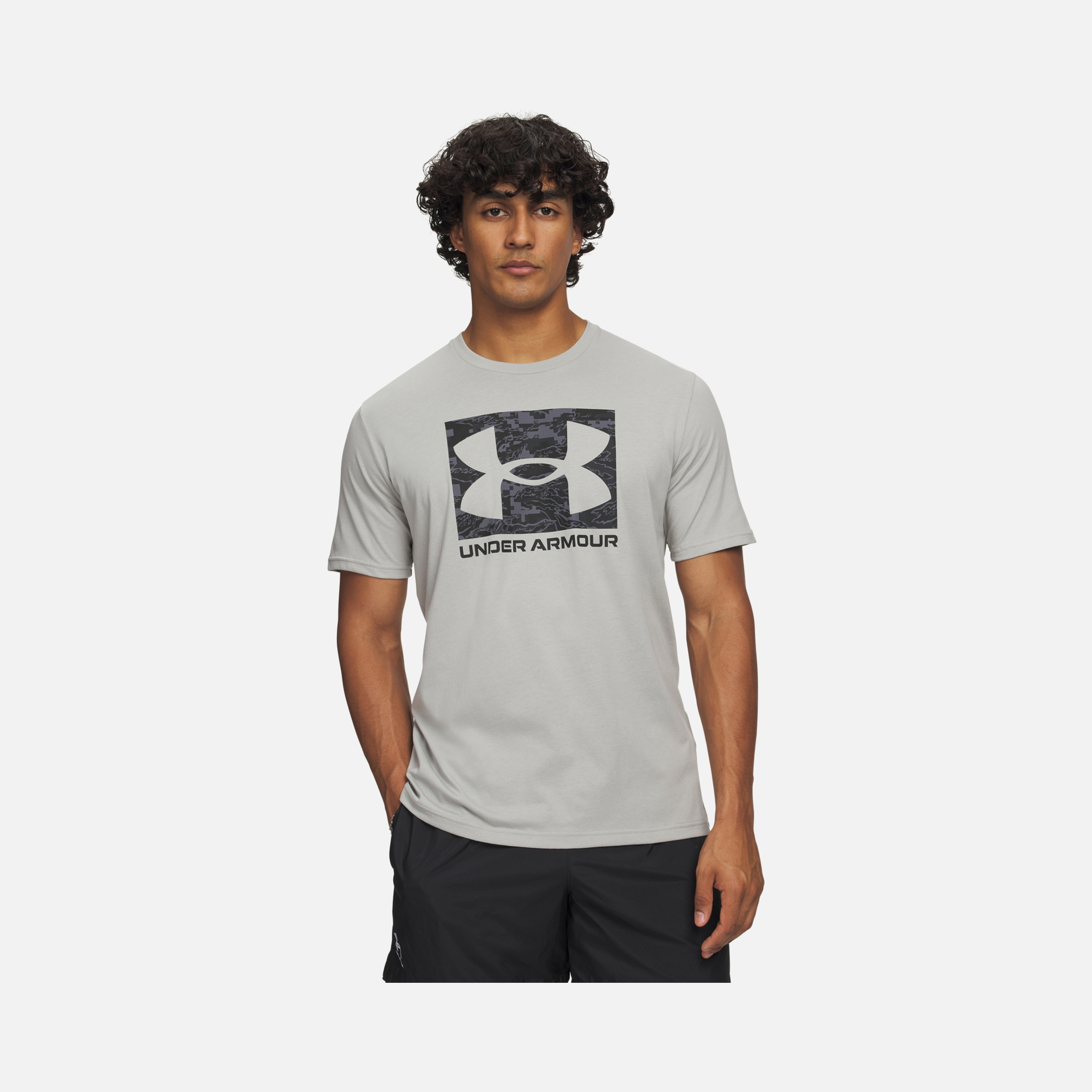 Under Armour Sportswear ABC Camouflage Boxed Logo Loose Cut Short-Sleeve Erkek Tişört