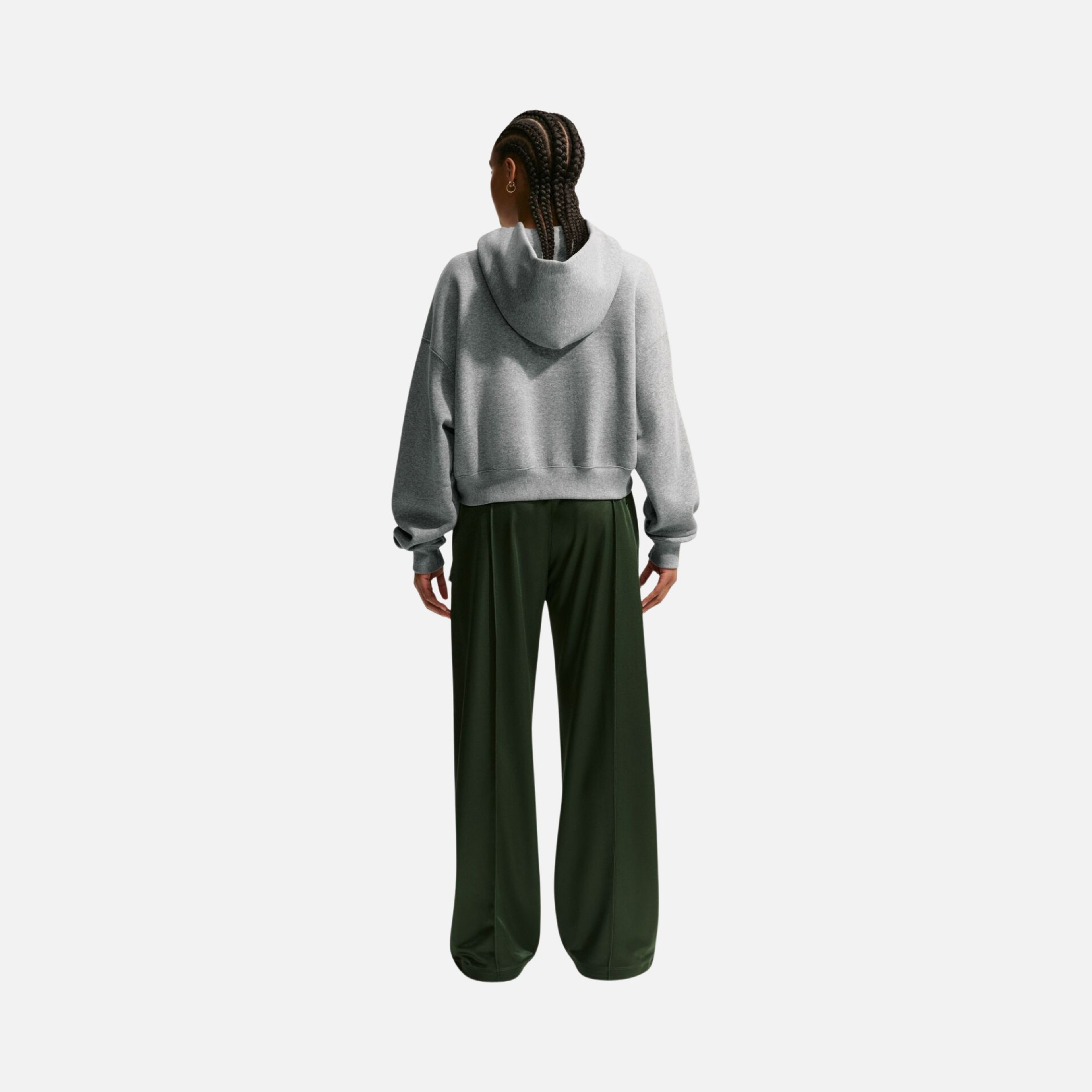 Nike Sportswear Phoneix Fleece Os Crop Kadın Kapüşonlu Sweatshirt