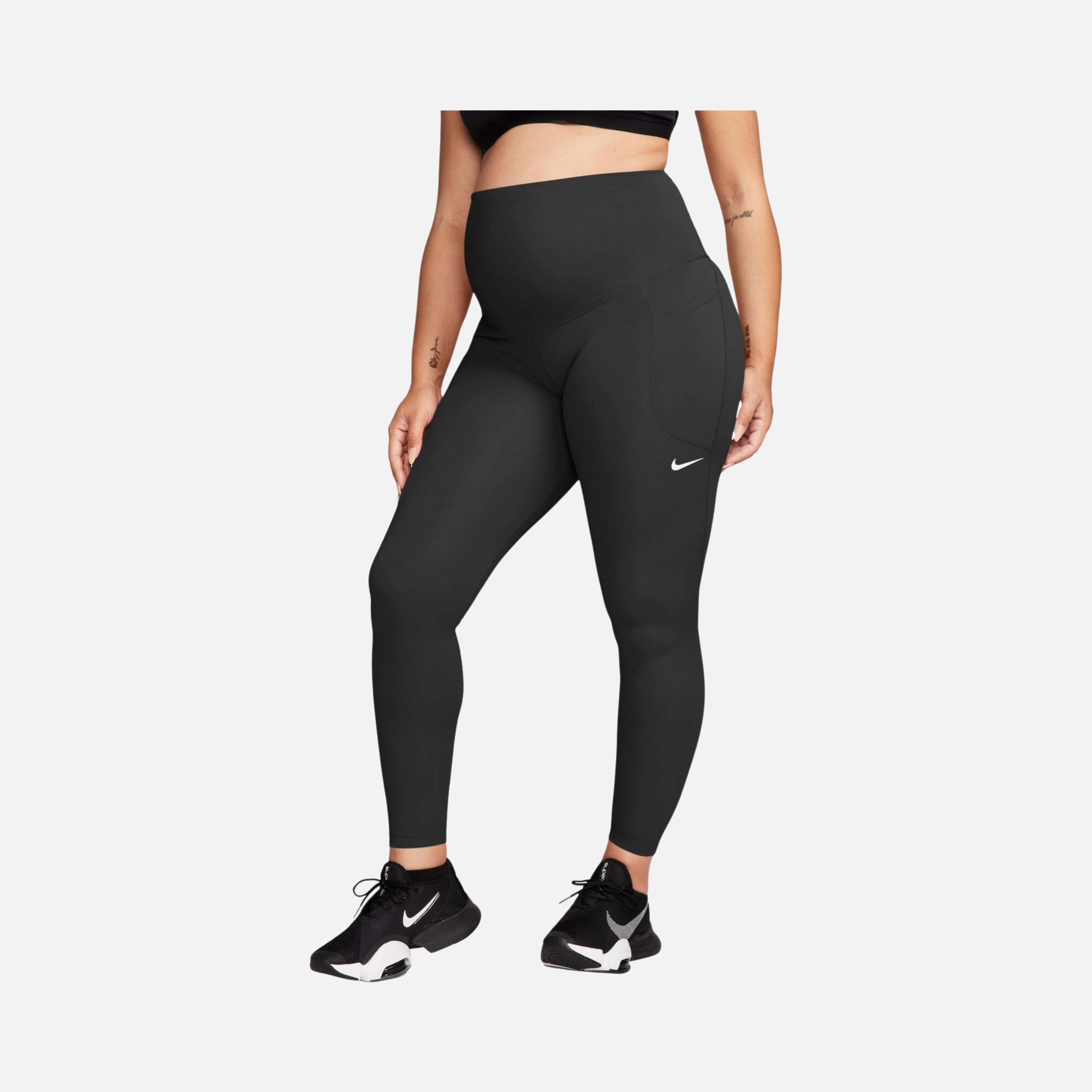 Nike One Dri-Fit High-Waisted 7/8 With Pockets Training (Maternity) Kadın Tayt