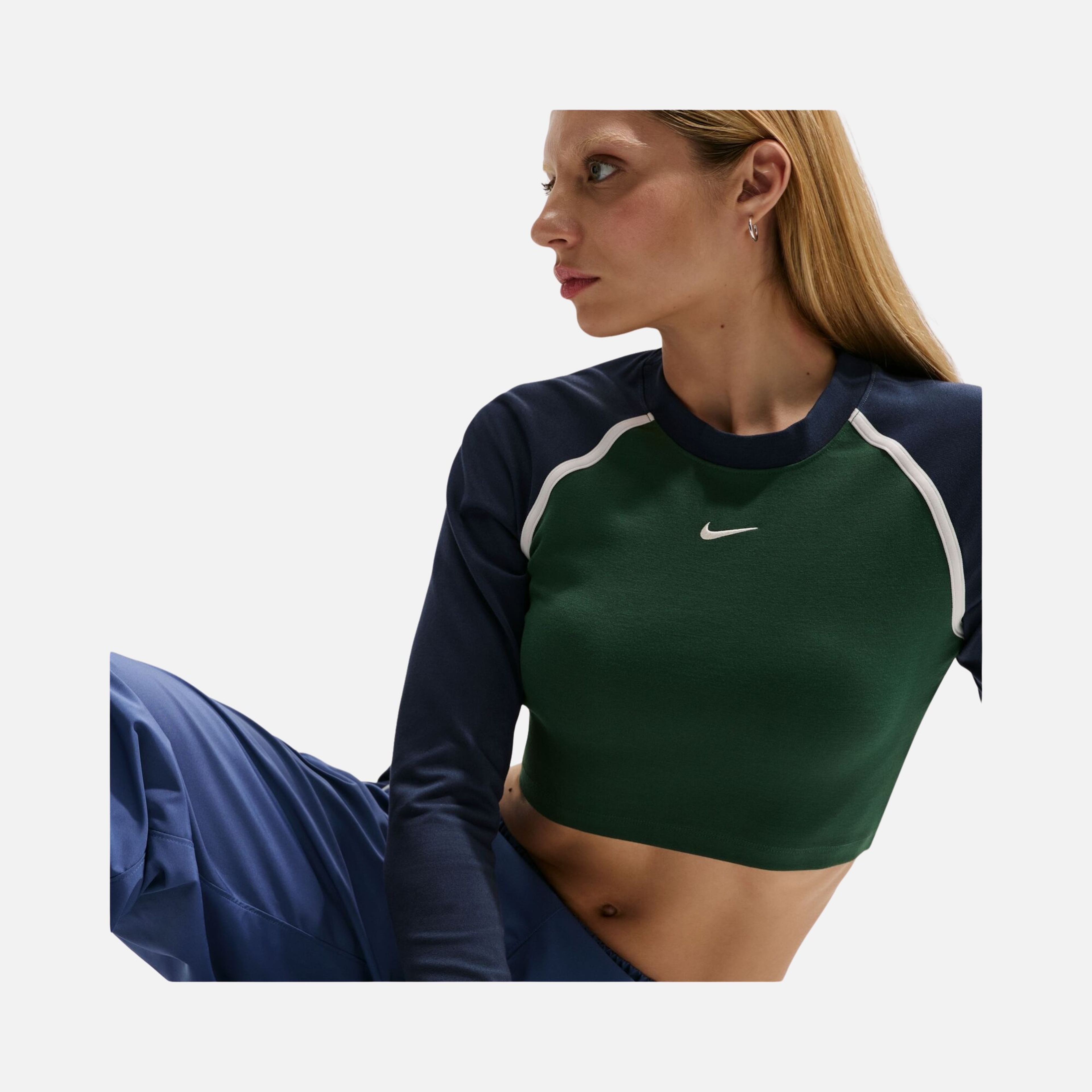 Nike Nsw Street Ls Body Bold Cr Kadın Tişört