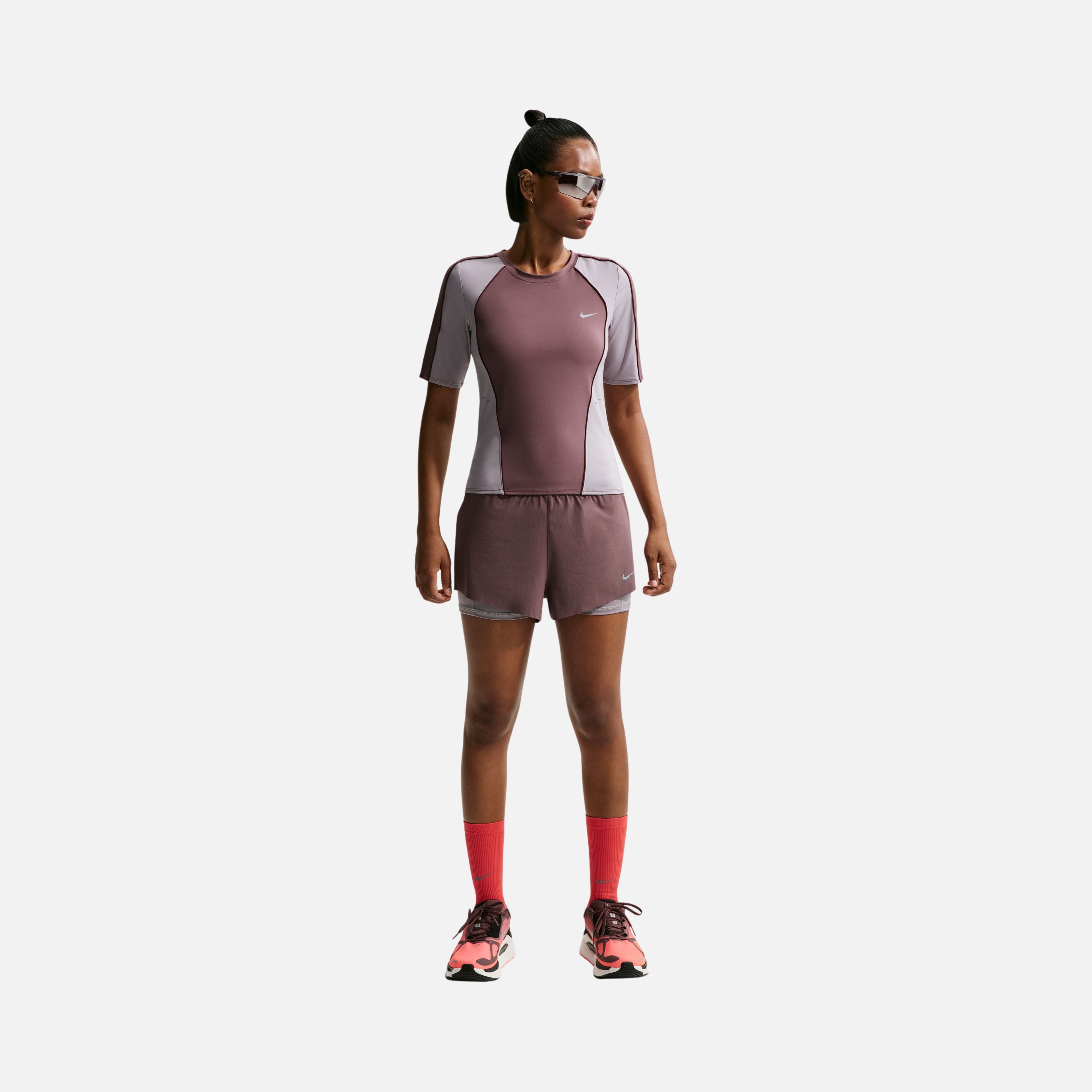 Nike Swift Dri-Fit High Waist 2-in-1 Running Kadın Şort