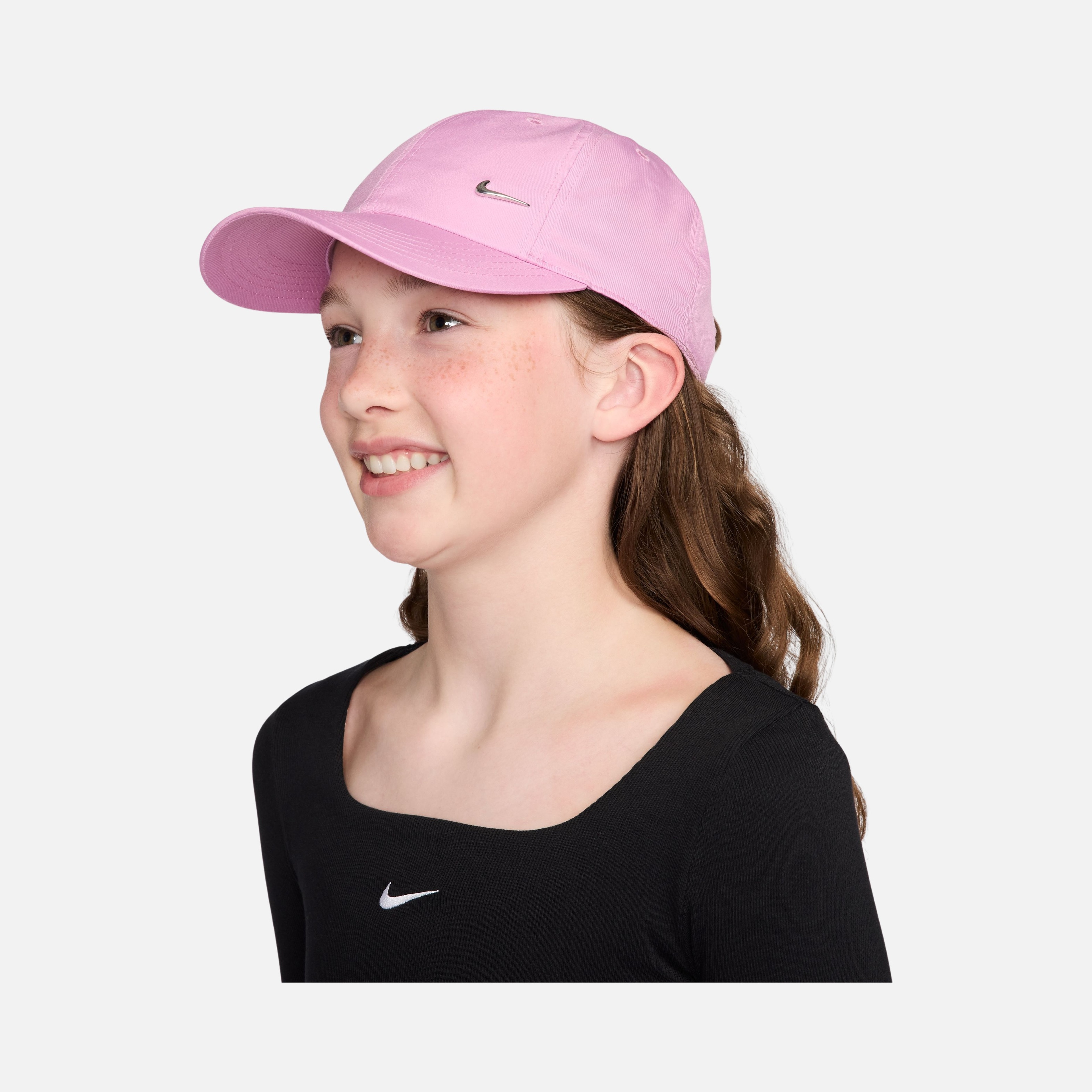 Nike Dri-Fit Sportswear Club Unstructured Metal Swoosh Adjustable Çocuk Şapka