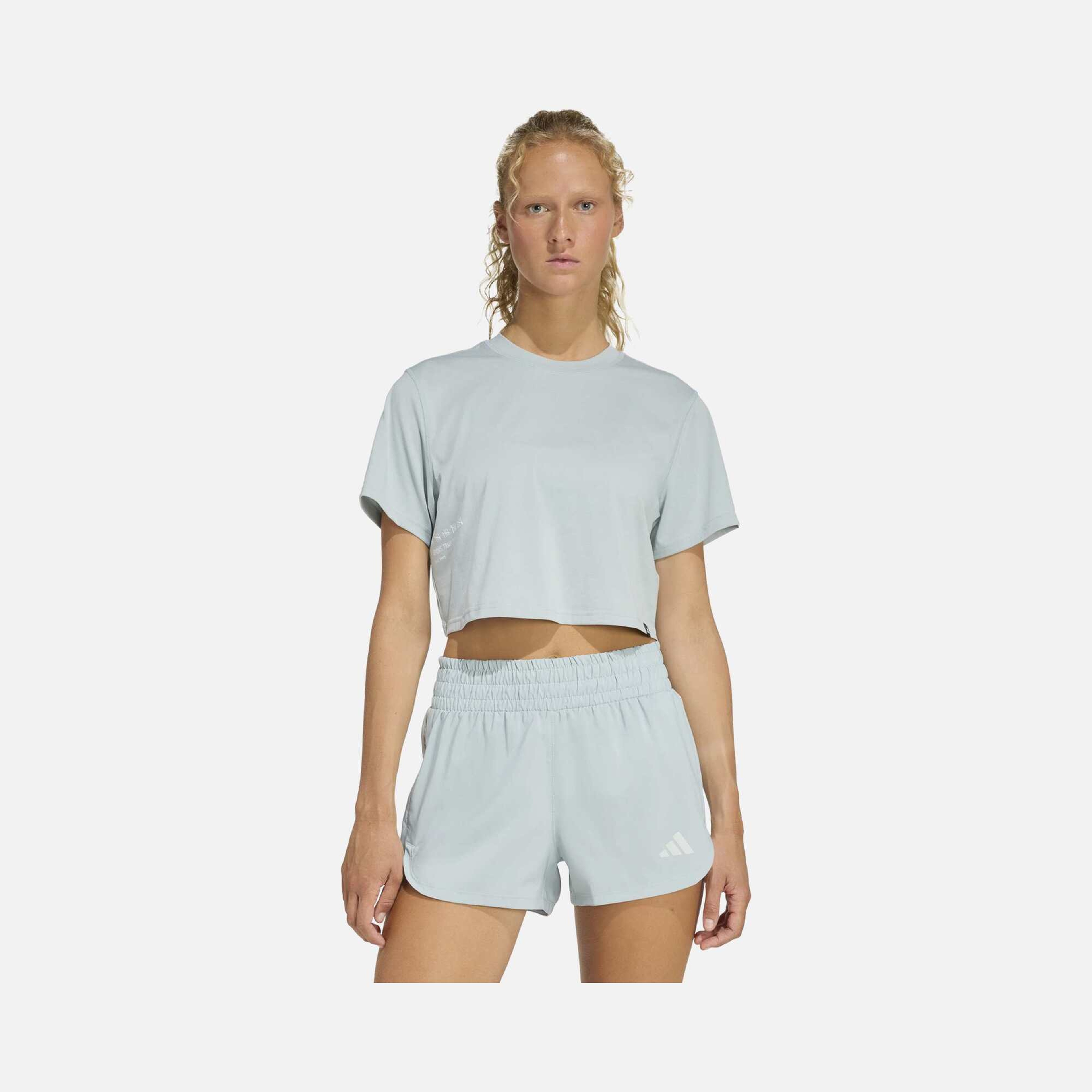 adidas Climacool Primelift Graphic Crop Kadın Tişört