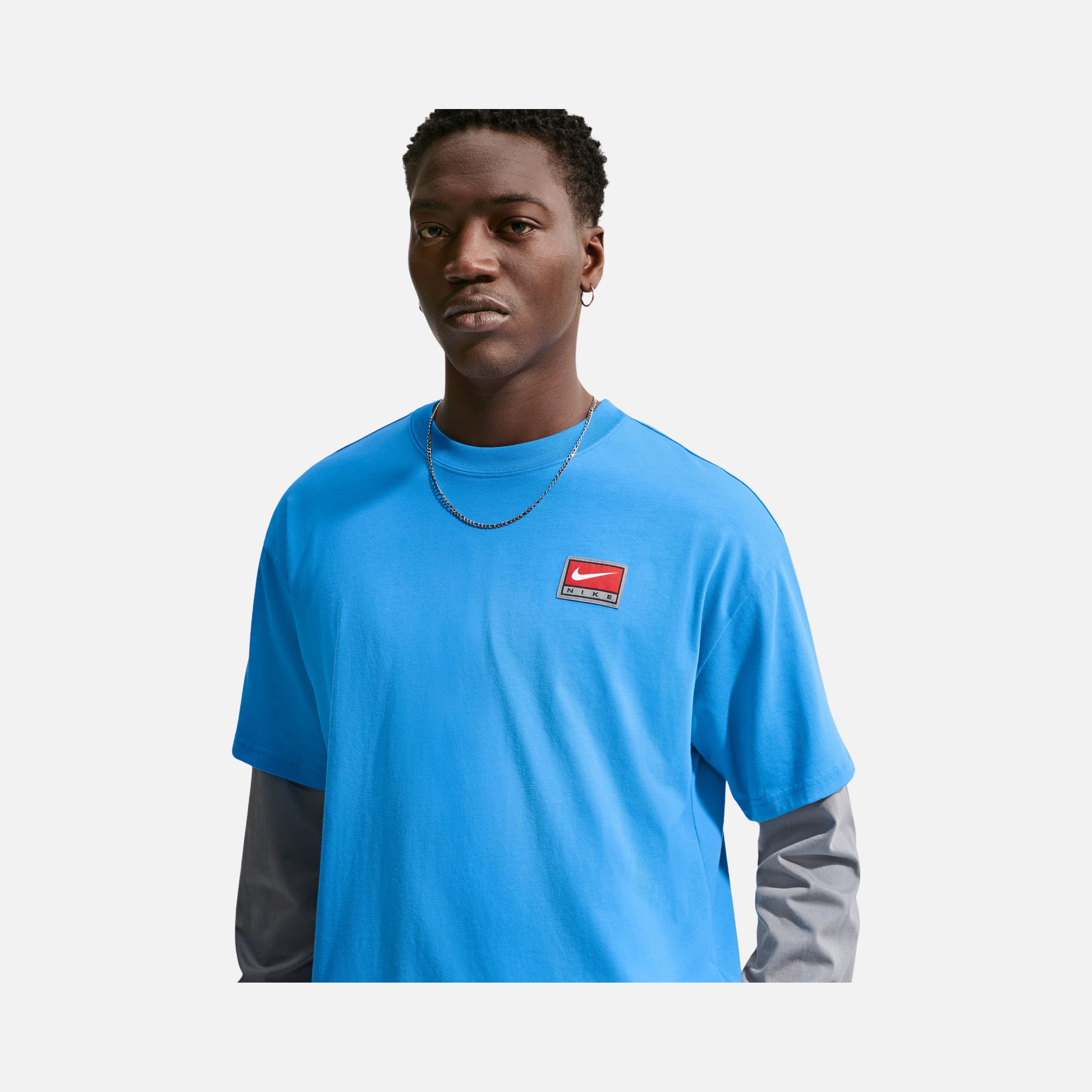 Nike Short-Sleeve Boxy Knit Top Erkek Tişört