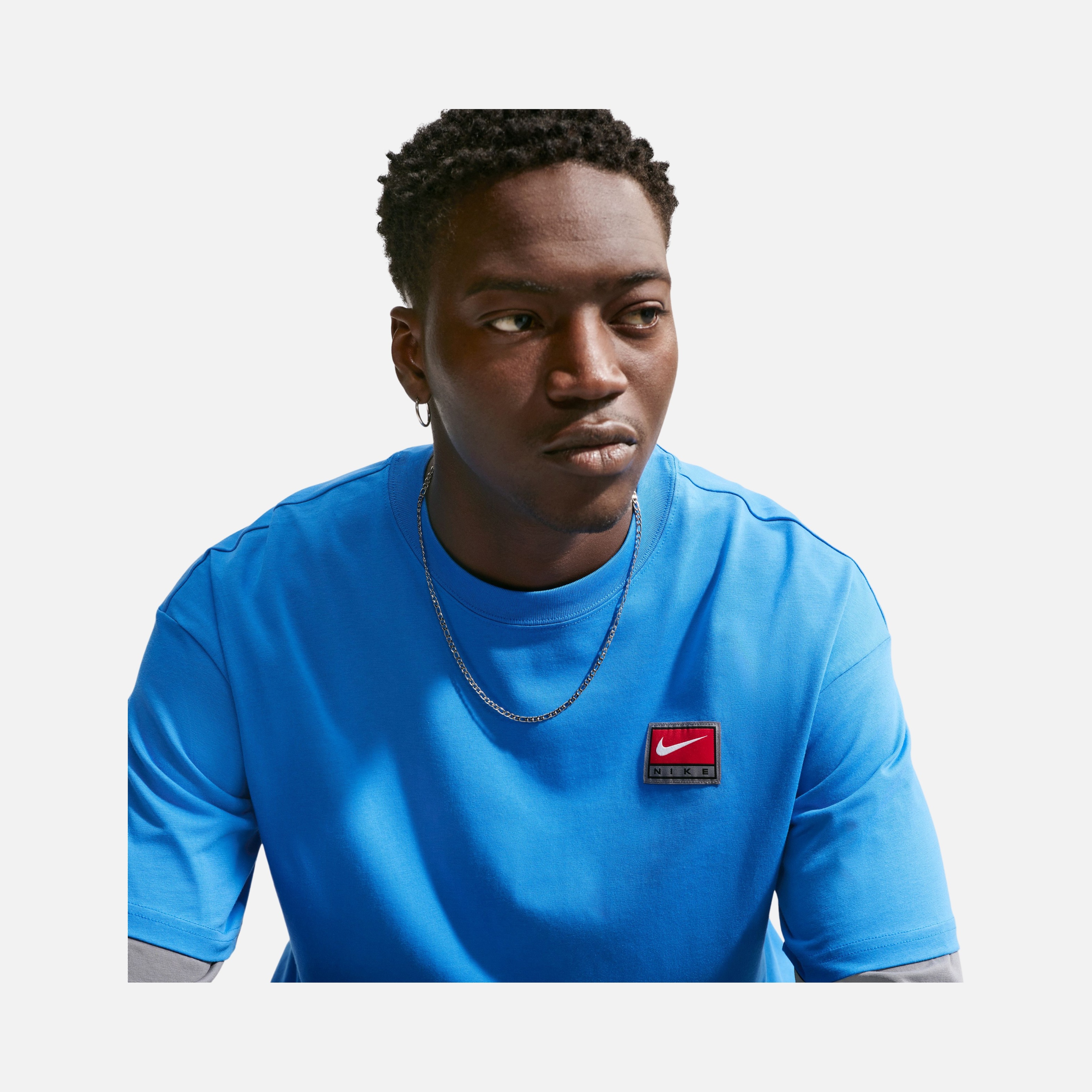 Nike Short-Sleeve Boxy Knit Top Erkek Tişört