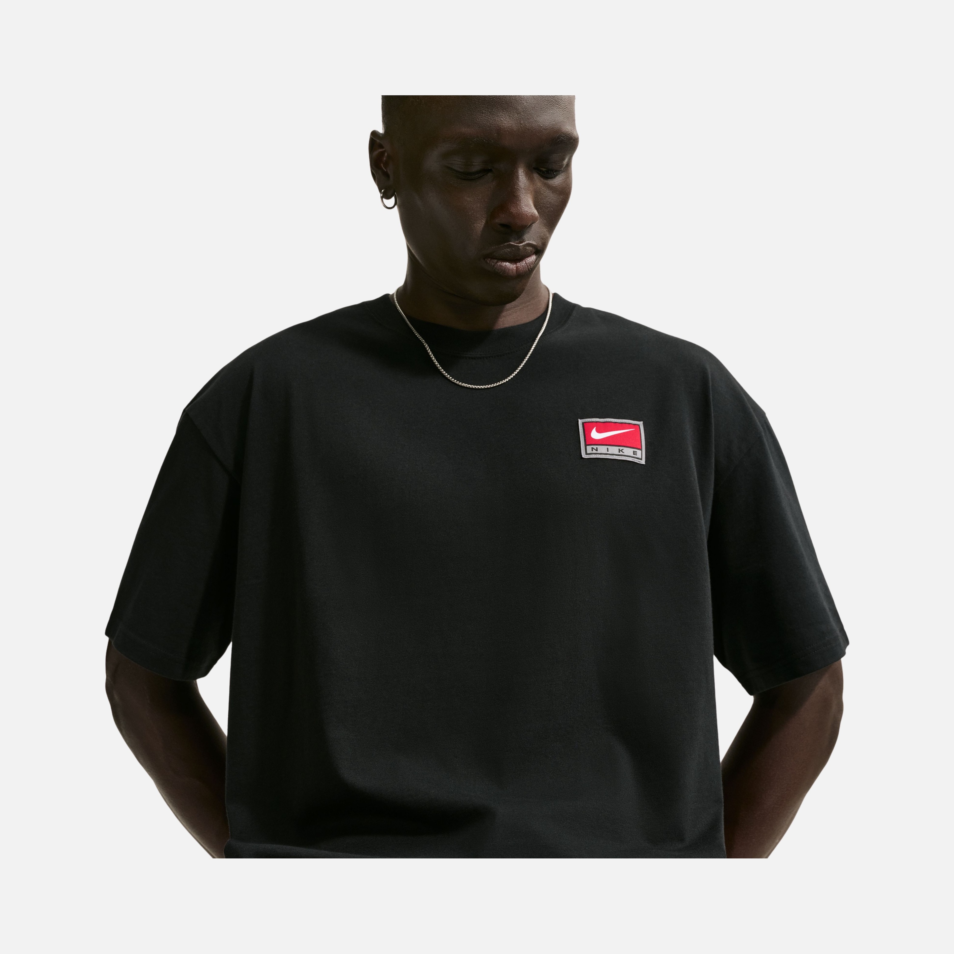 Nike Short-Sleeve Boxy Knit Top Erkek Tişört