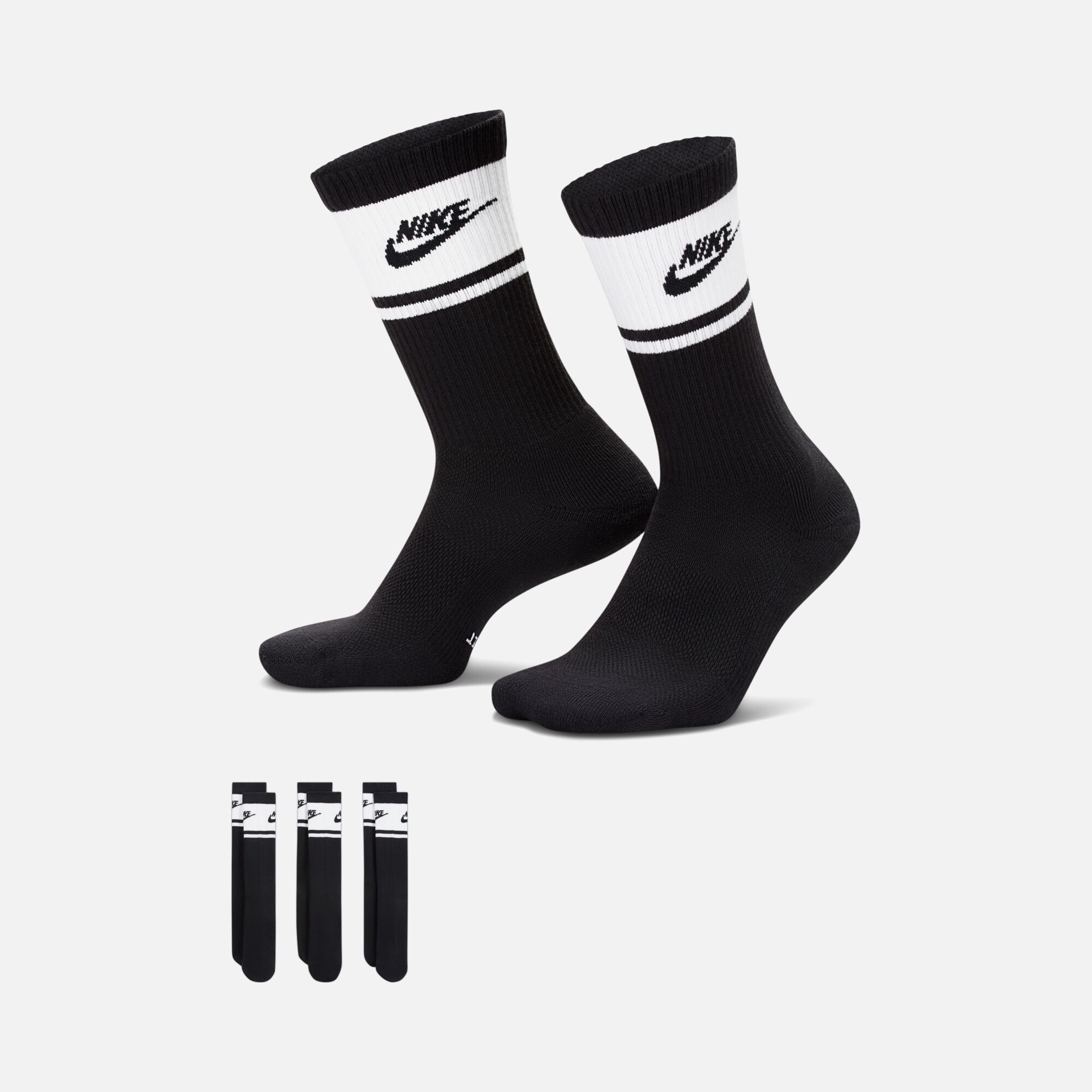 Nike Everyday Elevated Crew 3 Pair Çorap