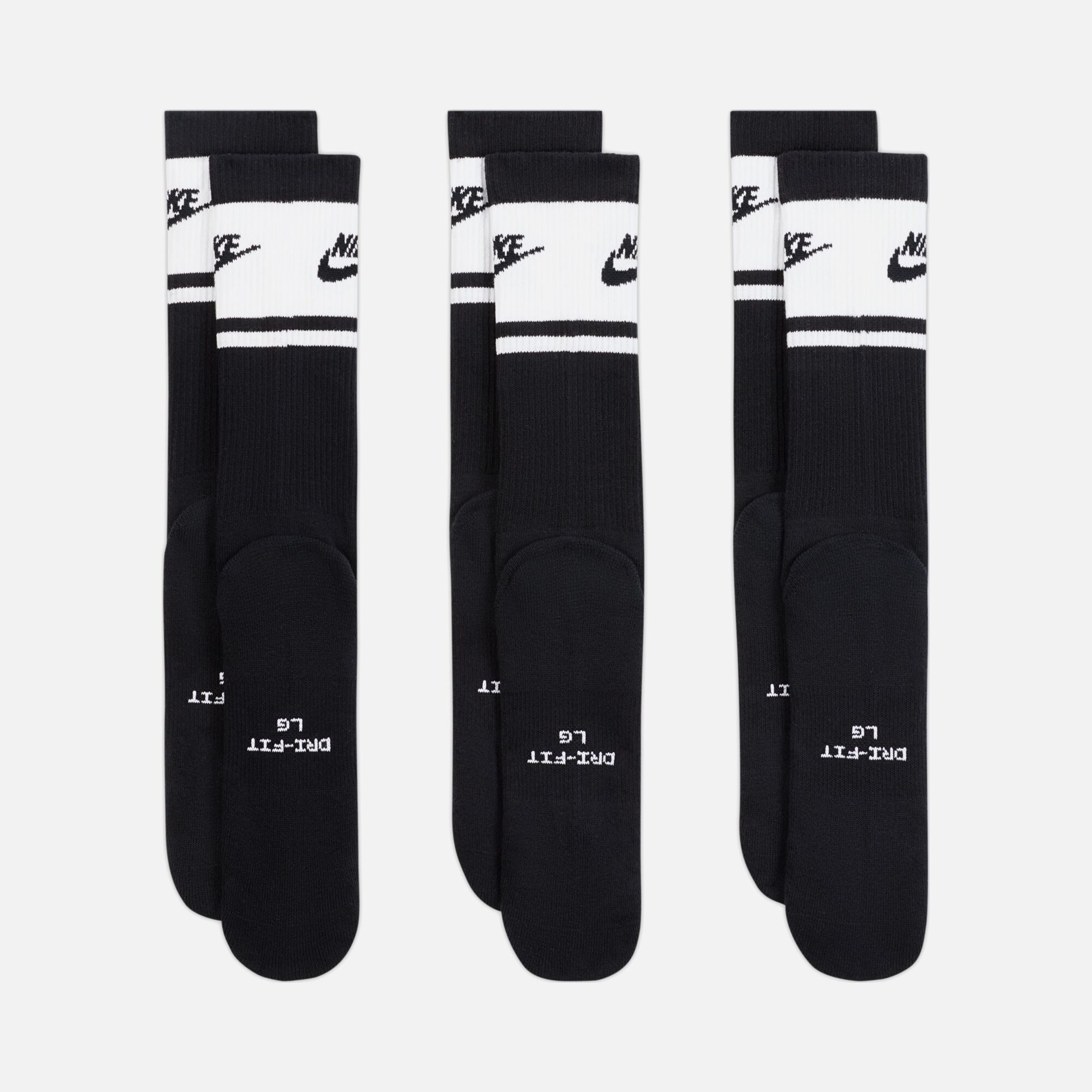 Nike Everyday Elevated Crew 3 Pair Çorap