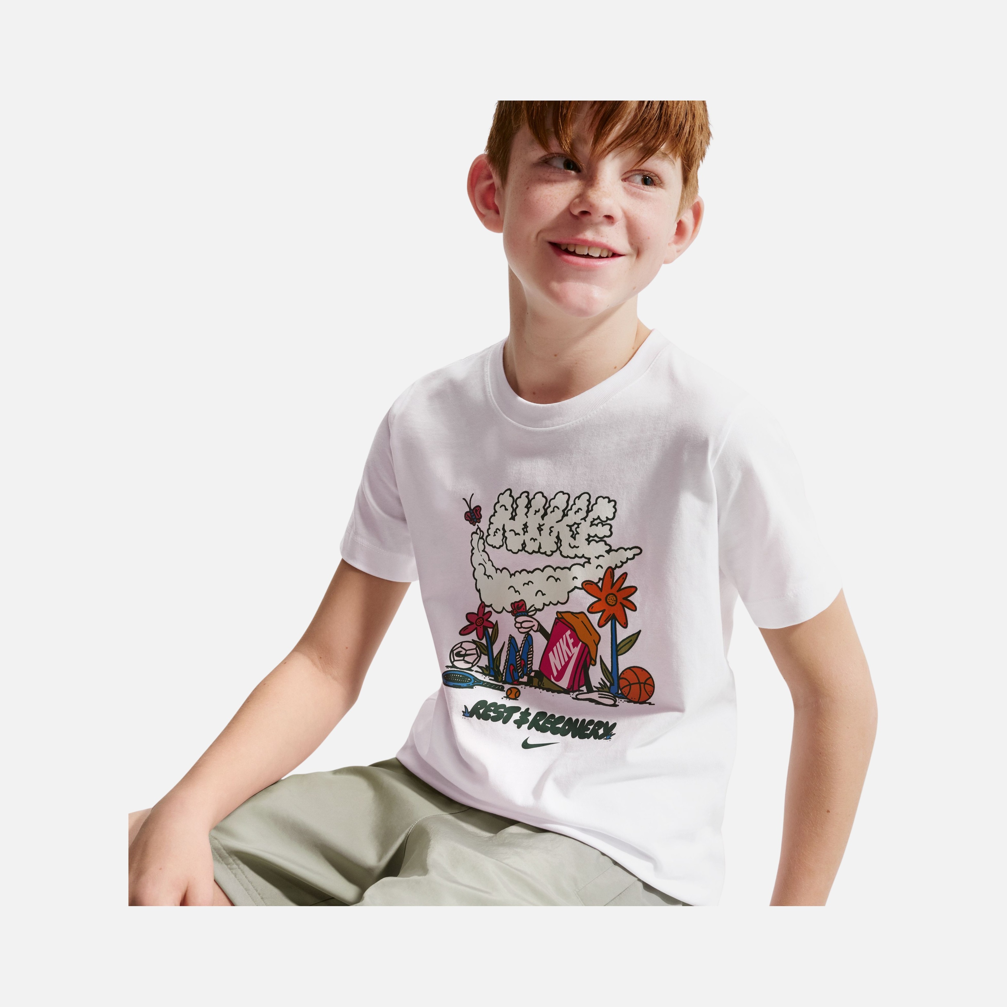 Nike Sportswear Tee Boxy Rest Çocuk Tişört