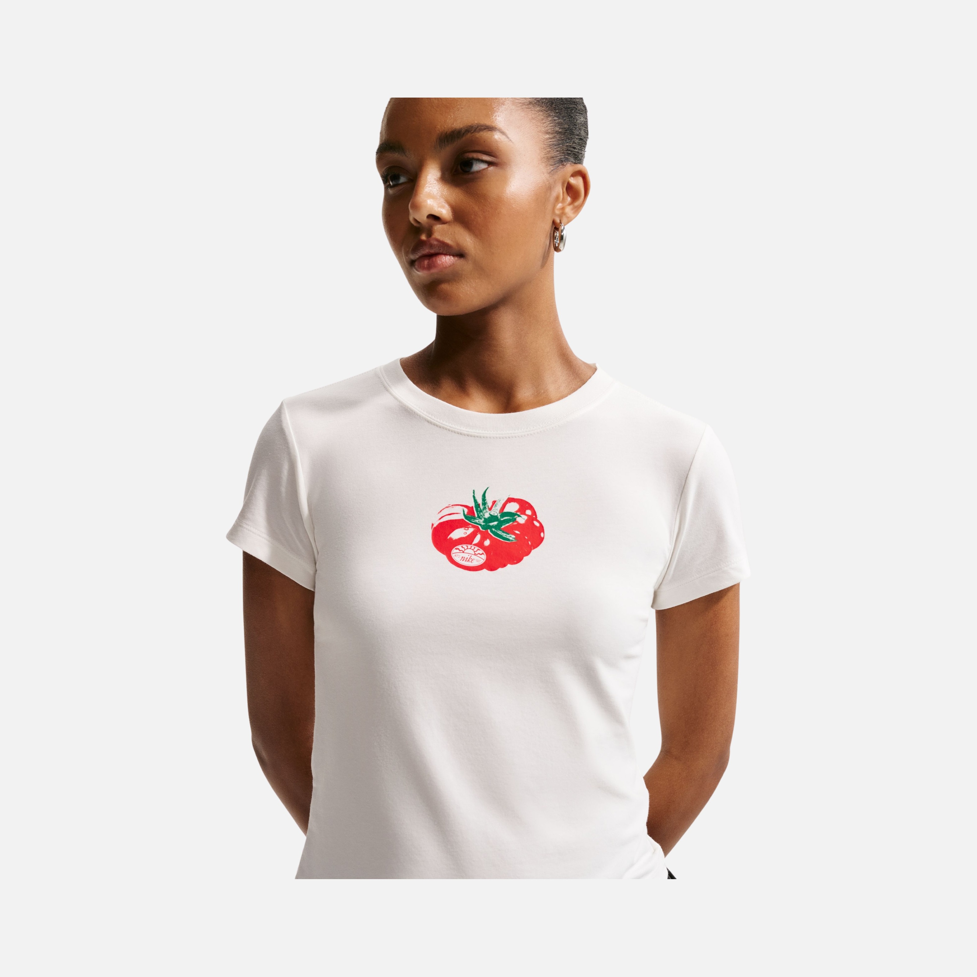 Nike Slim Mod-Cropped Tomato Tee Kadın Tişört