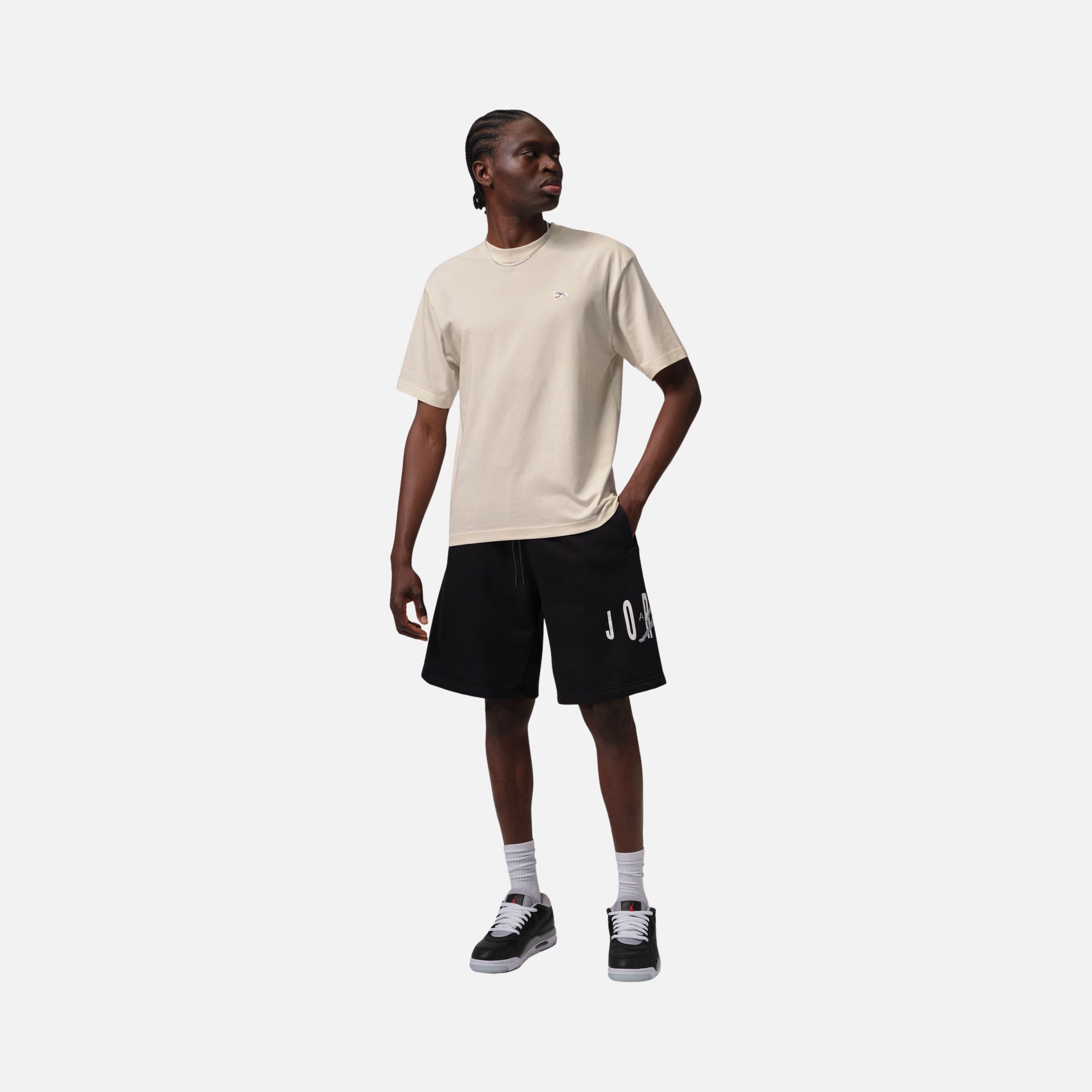 Nike MJ Brand Br Snkr Pch Ss Crew Erkek Tişört