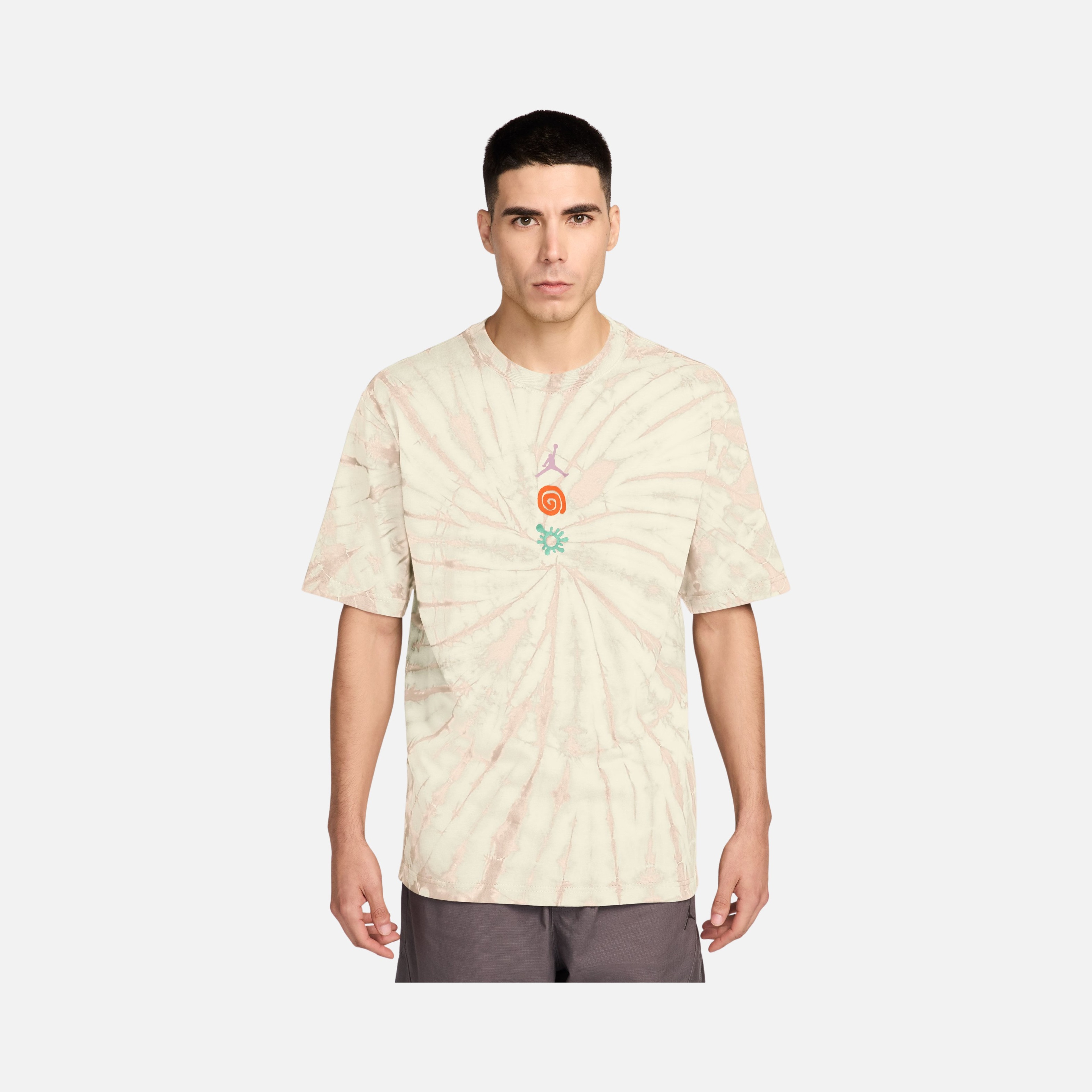 Nike Jordan Brooklyn Tie Dye Fest Ss Crew Erkek Tişört
