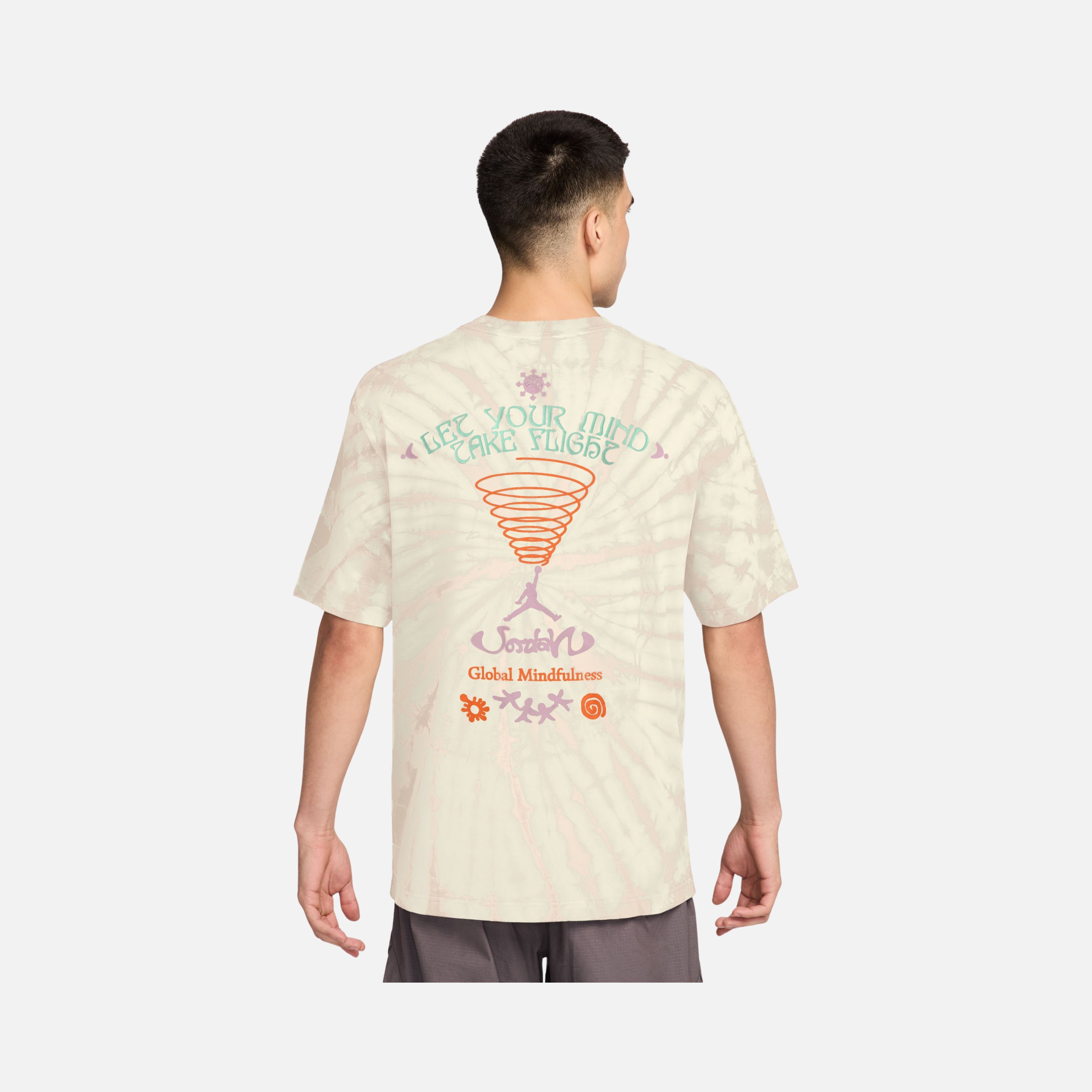 Nike Jordan Brooklyn Tie Dye Fest Ss Crew Erkek Tişört