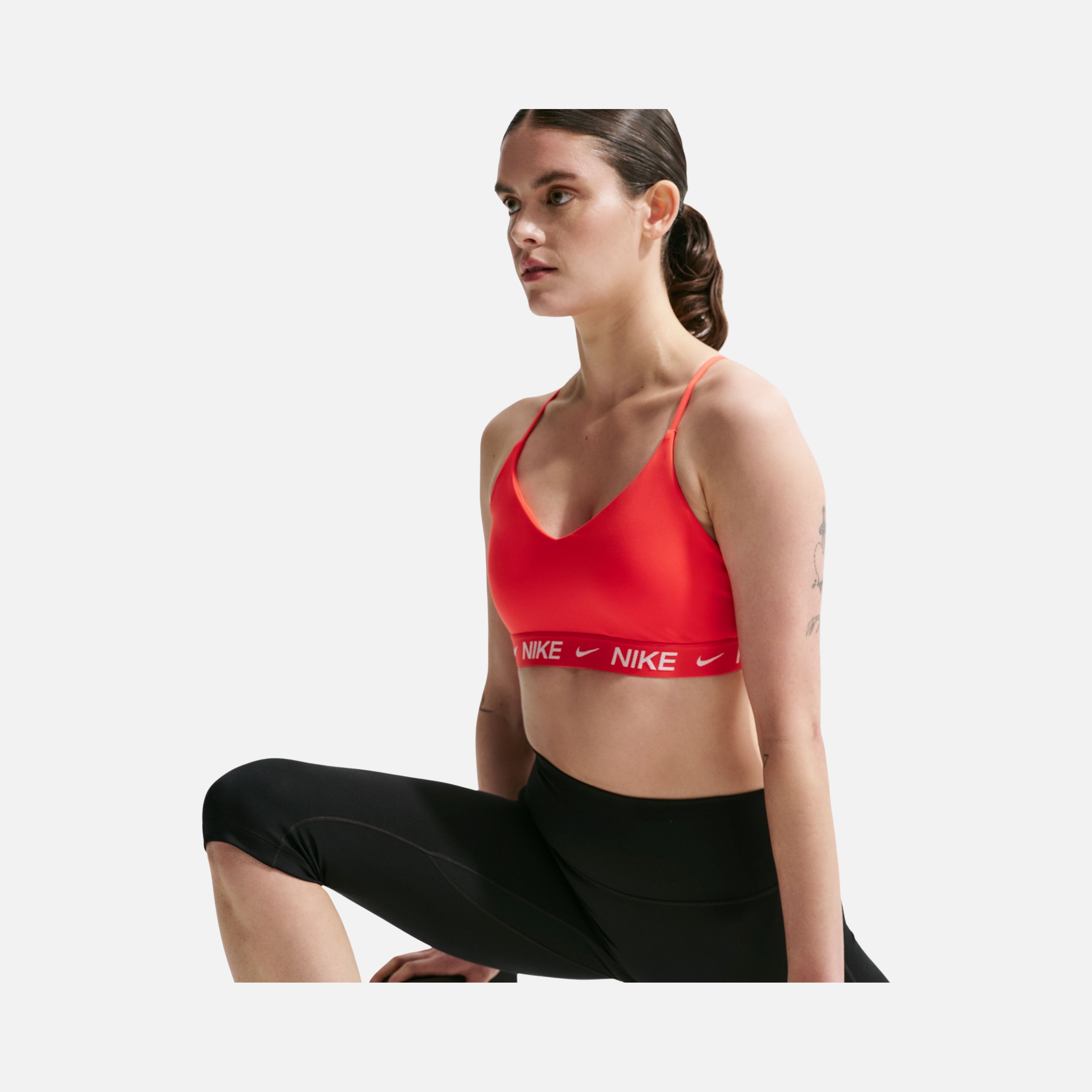 Nike Indy Light-Support Padded Adjustable Training Sports Kadın Bra