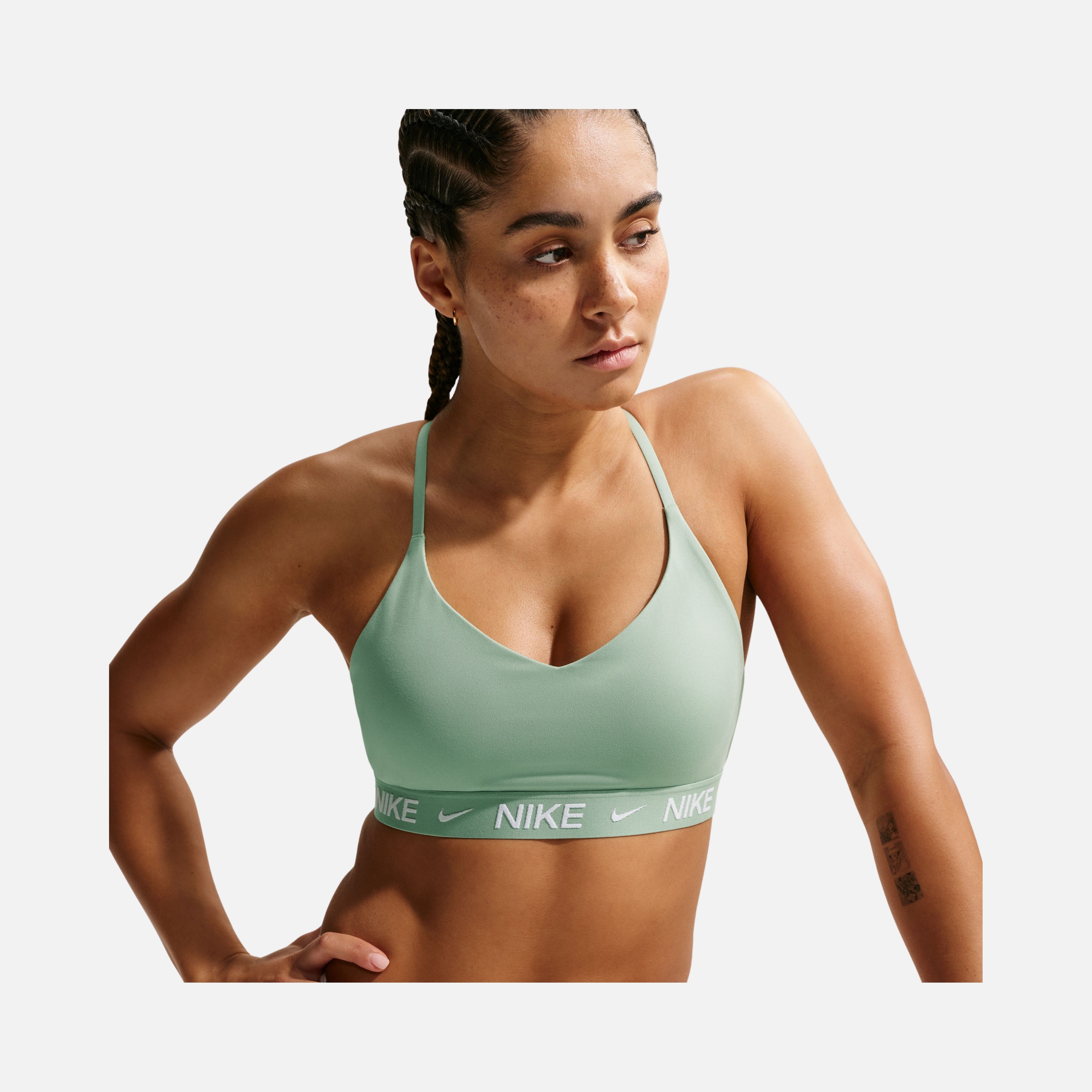 Nike Indy Light-Support Padded Adjustable Training Sports Kadın Bra