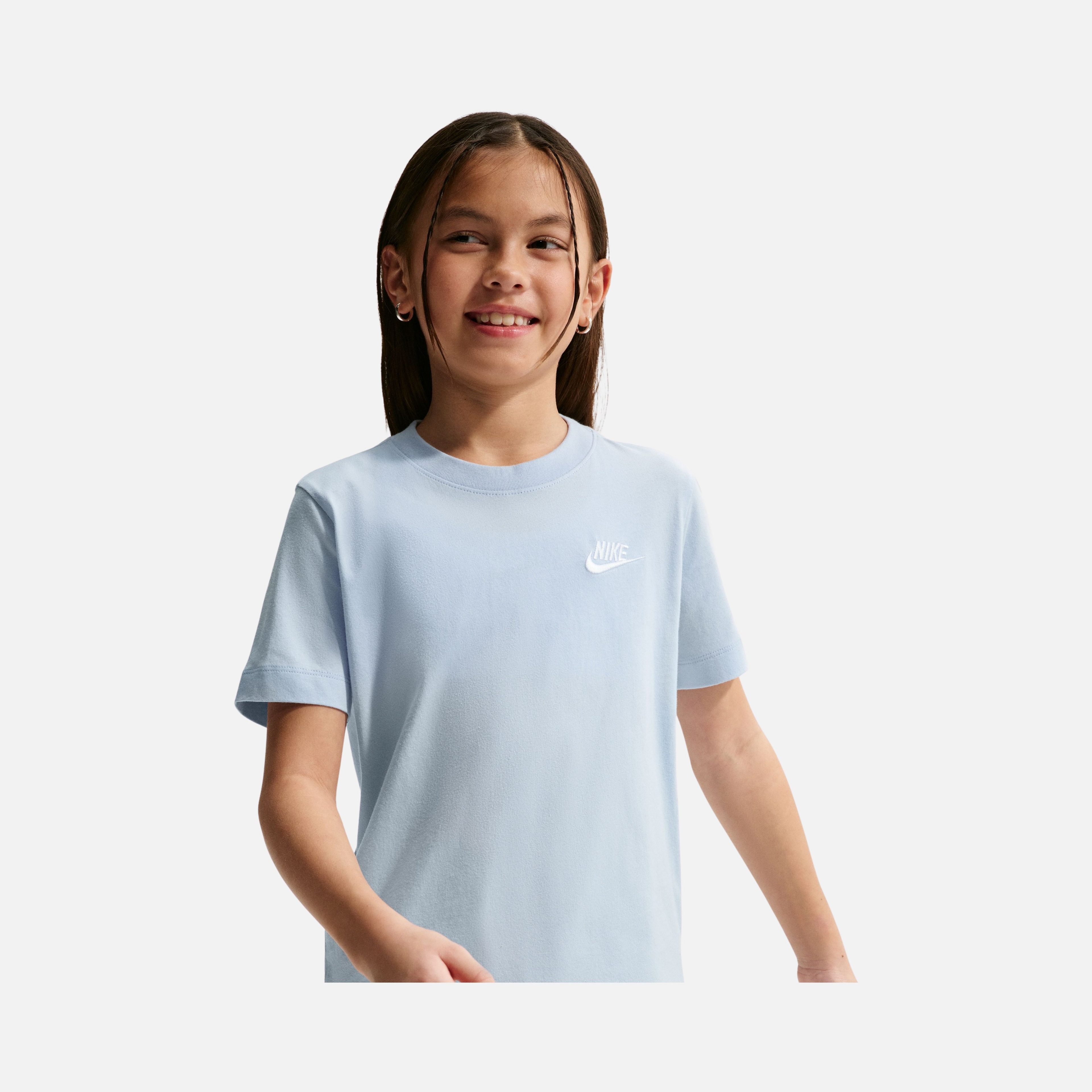 Nike Sportswear Embroidered Futura LBR Short-Sleeve Çocuk Tişört