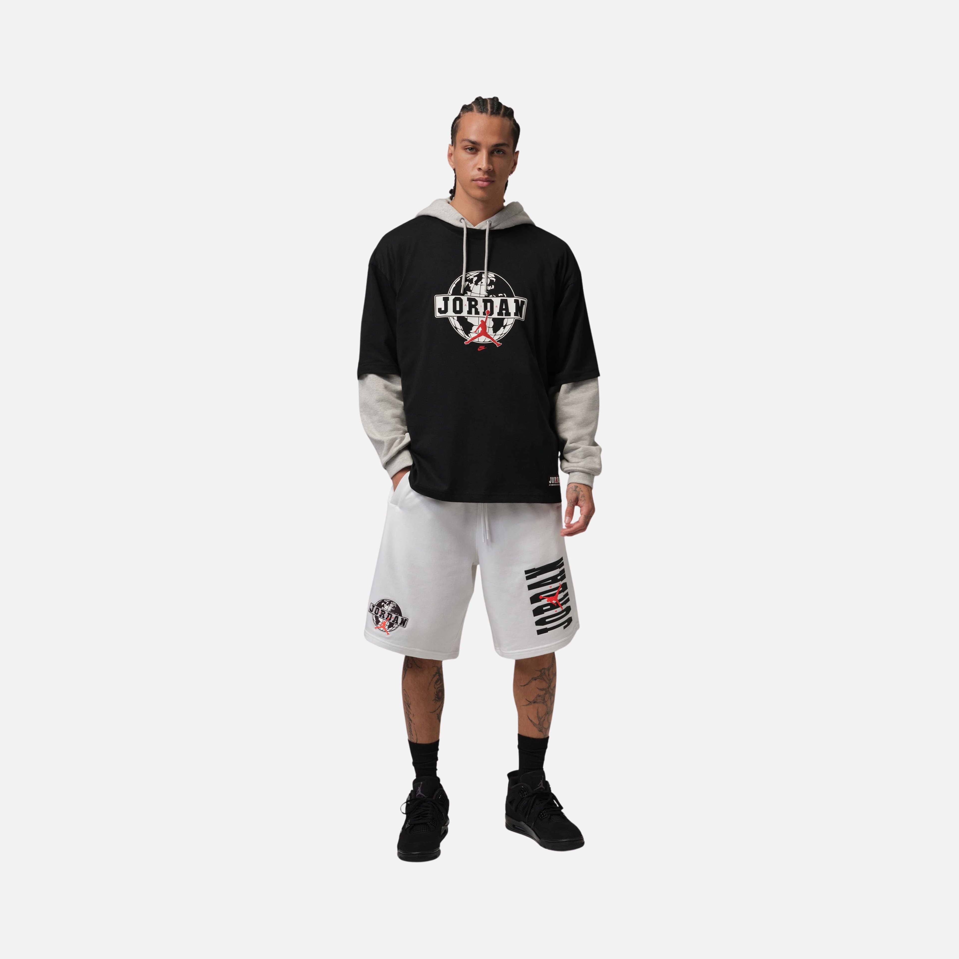 Nİke Jordan Globe Gfx Oversize Ss Crew Erkek Tişört