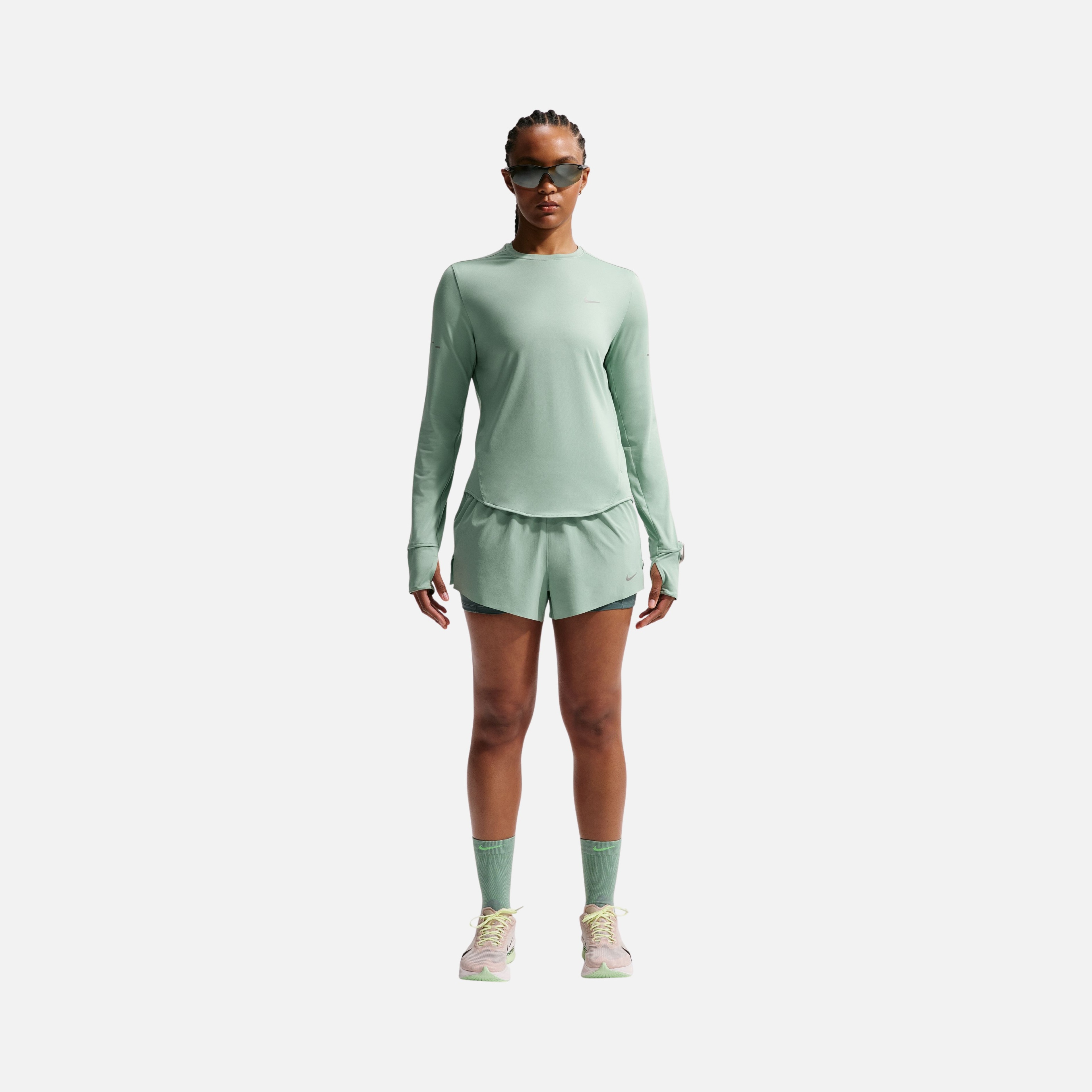 Nike Swift Dri-Fit High Waist 2-in-1 Running Kadın Şort