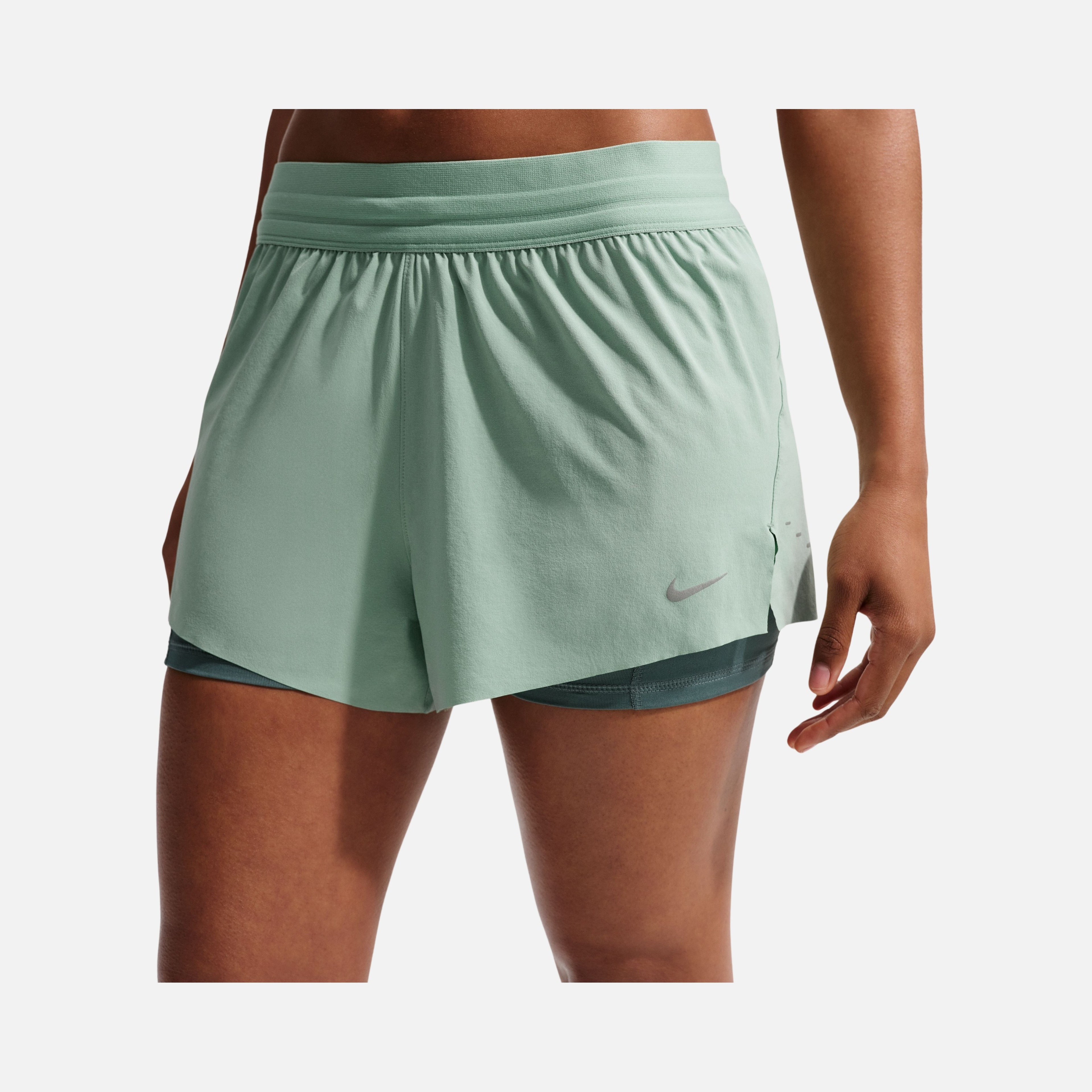 Nike Swift Dri-Fit High Waist 2-in-1 Running Kadın Şort