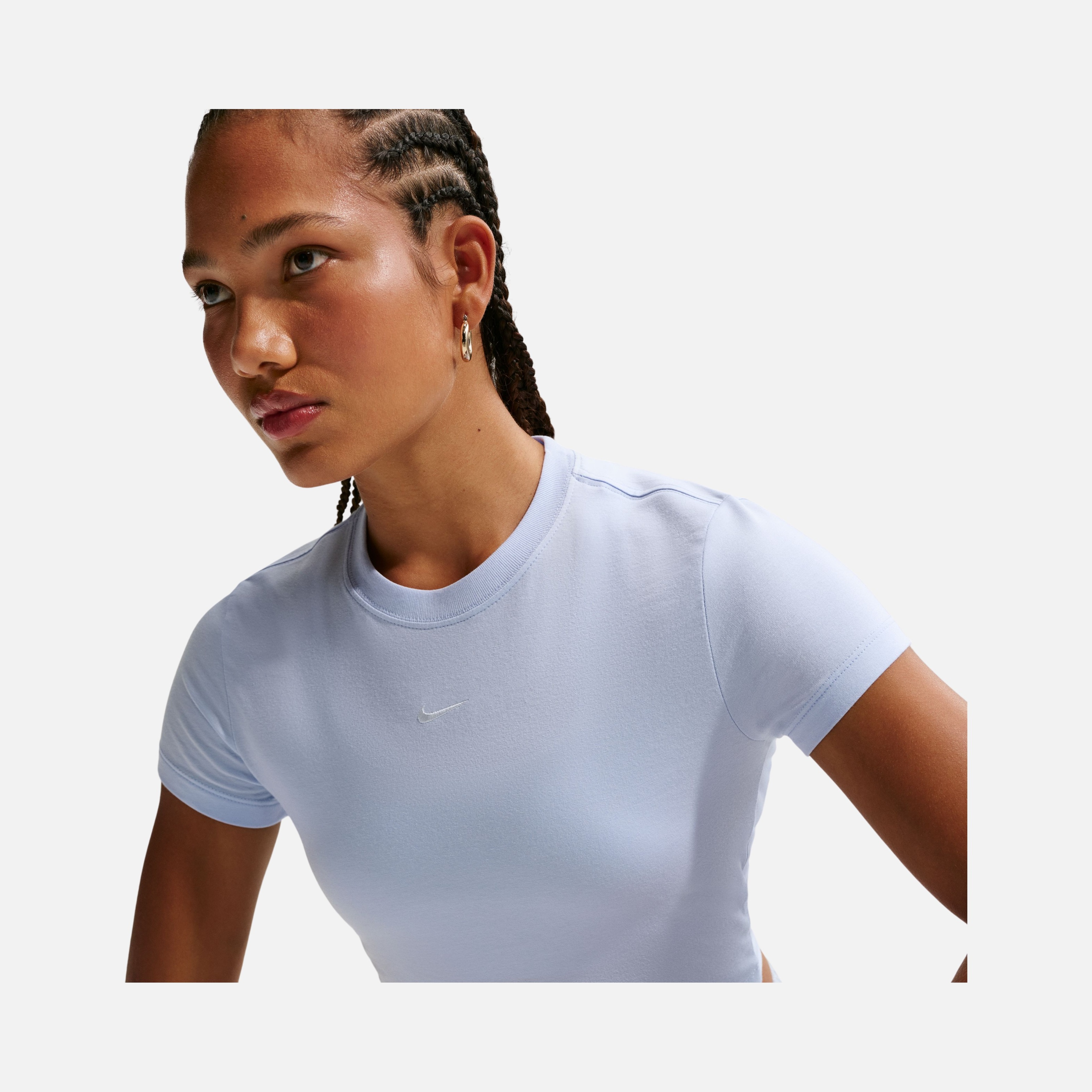 Nike Sportswear Chill Knit Crop Kadın Tişört