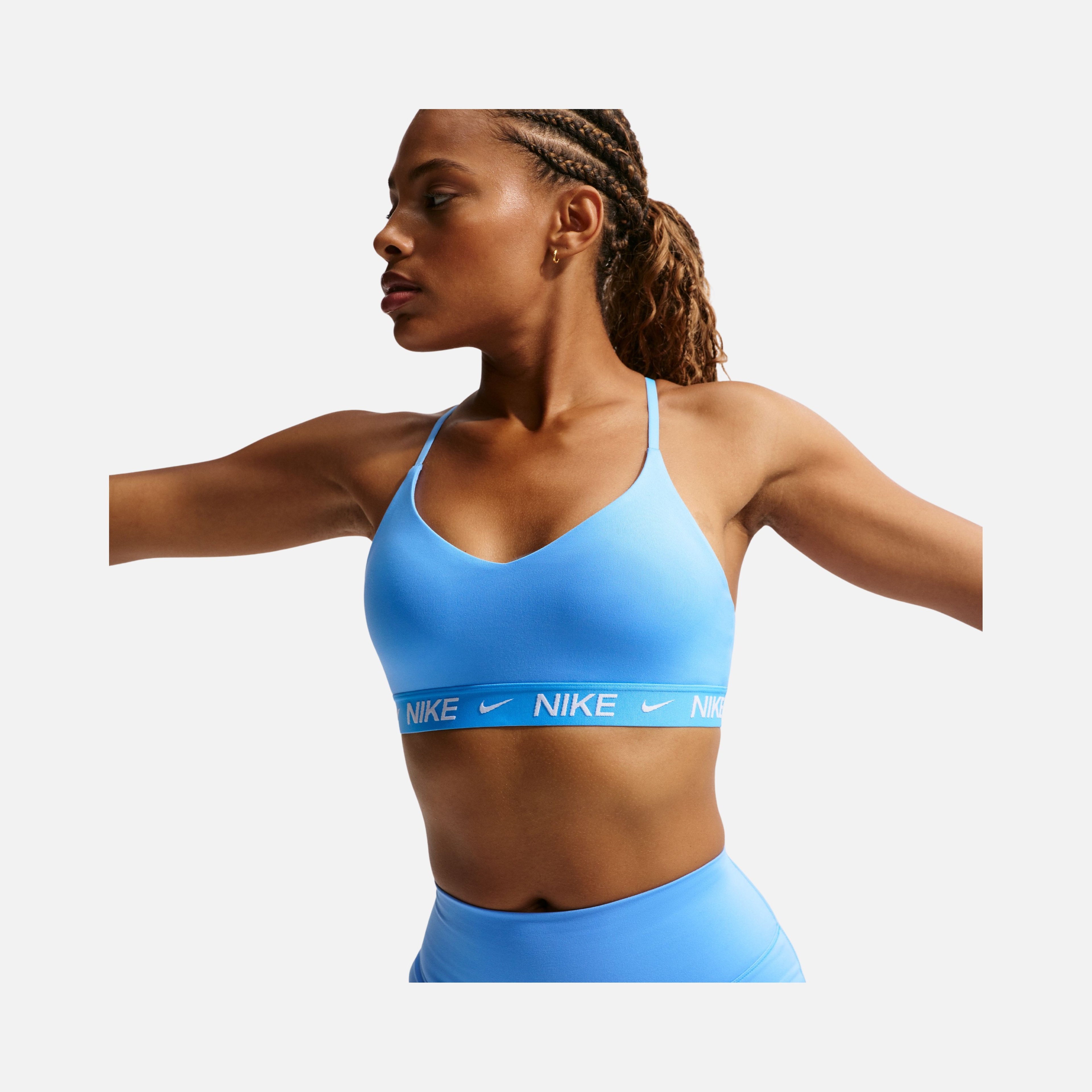 Nike Indy Light-Support Padded Adjustable Training Sports Kadın Bra