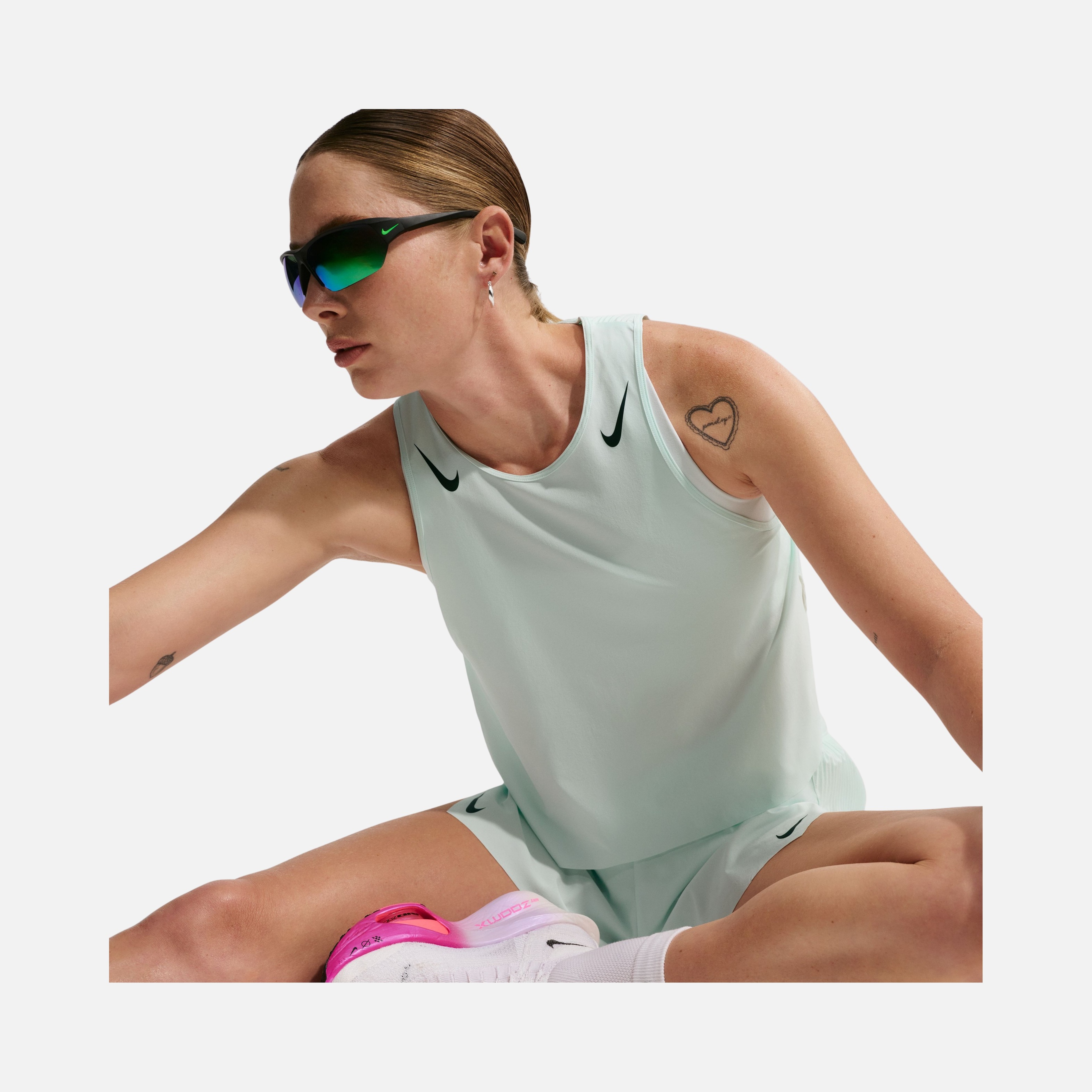 Nike AeroSwift Dri-Fit ADV Cropped Running Kadın Atlet