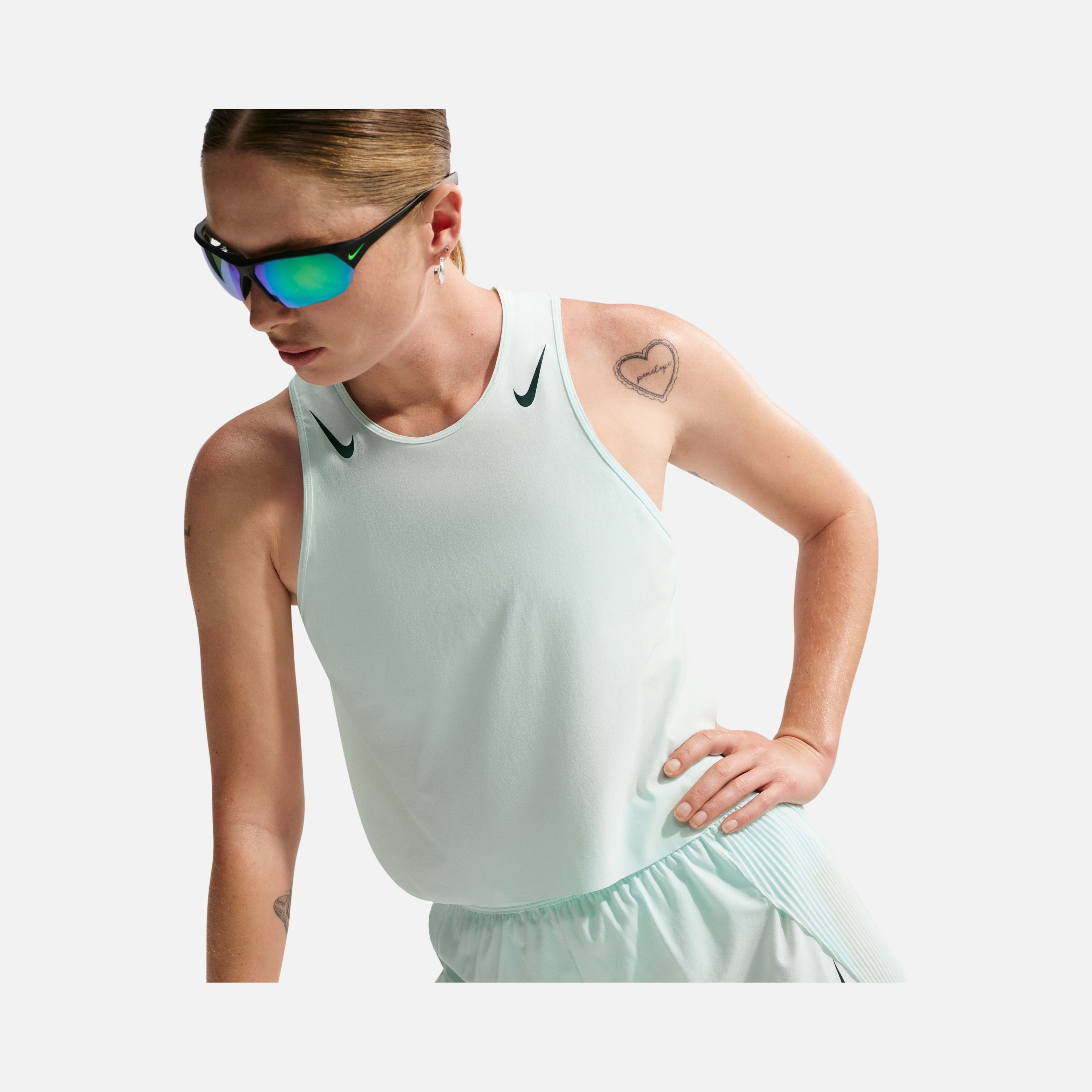 Nike AeroSwift Dri-Fit ADV Cropped Running Kadın Atlet