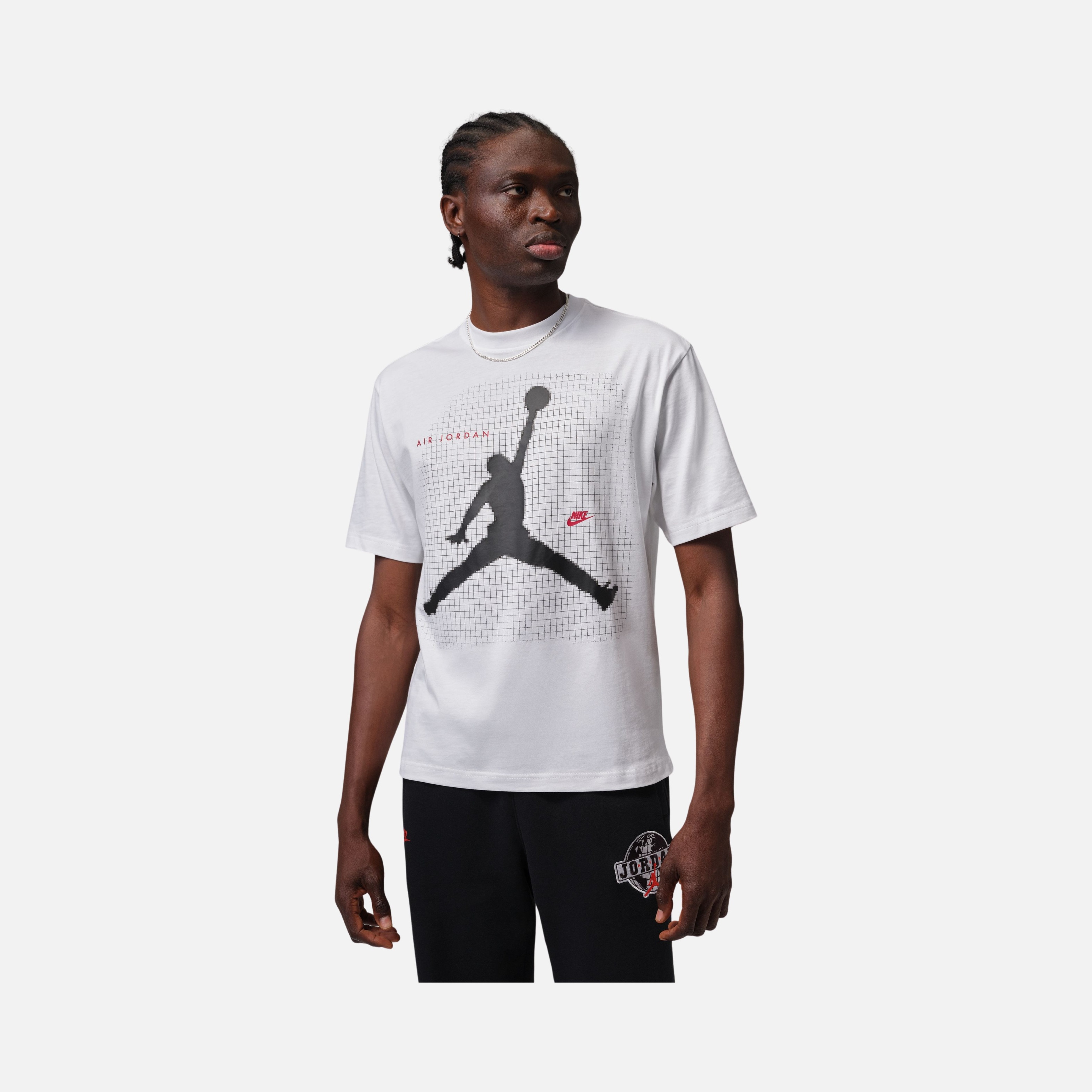 Nike Jordan Jm Blur Gfx Ss Crew Erkek Tişört