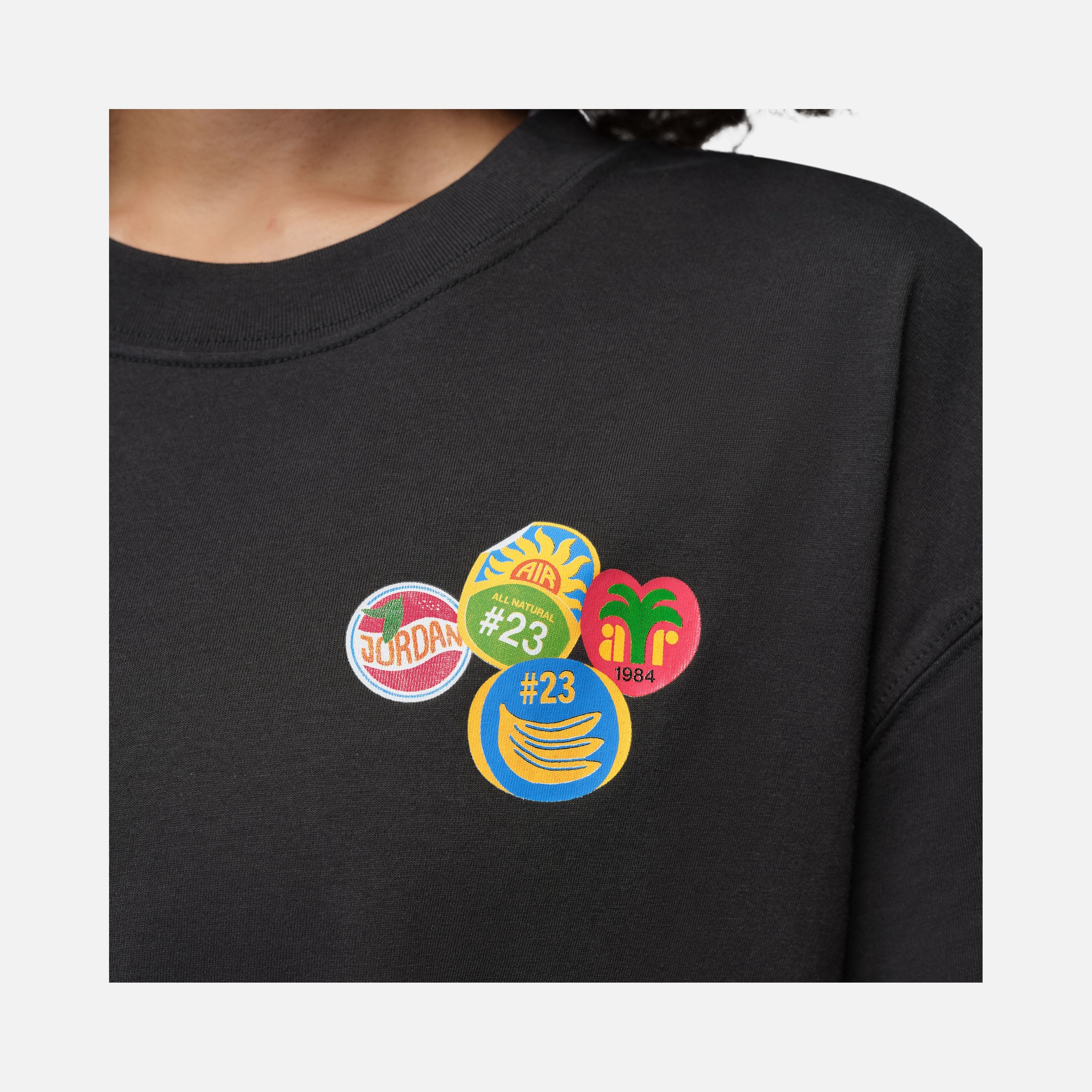 Nike W Jordan Brk Ss Os Gfx Tee Frt Kadın Tişört