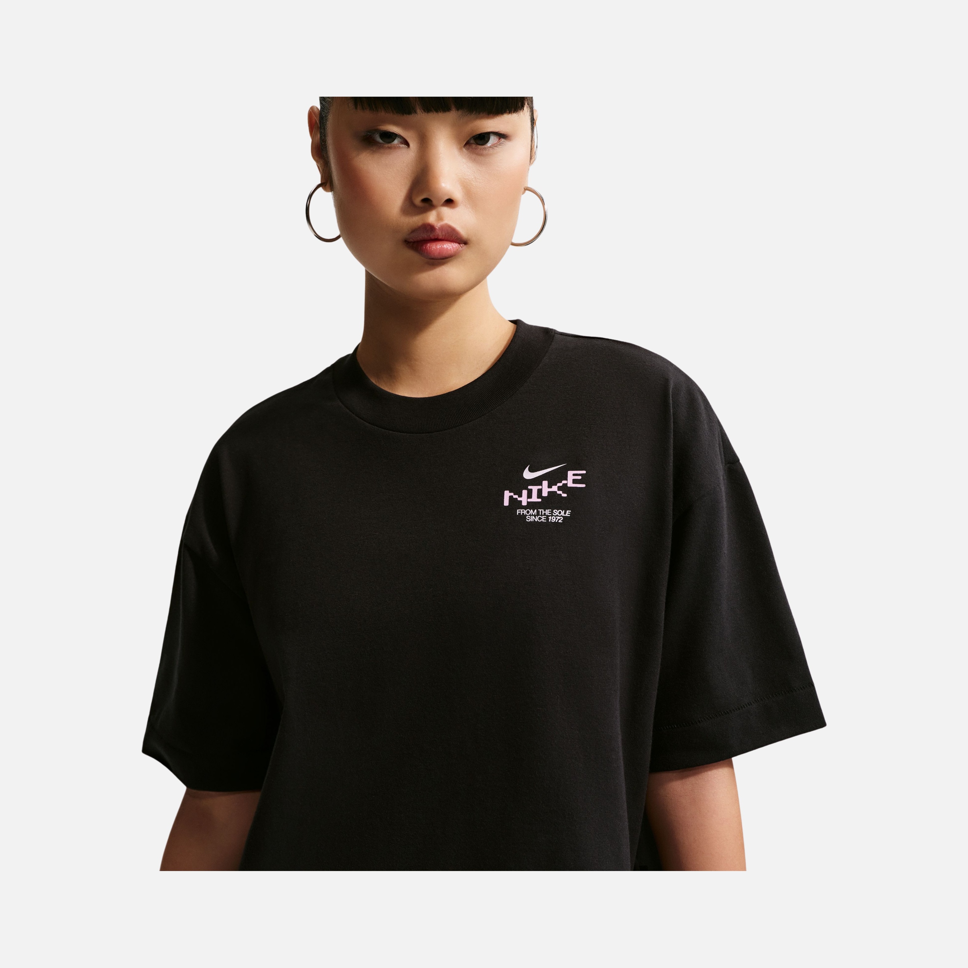 Nike W Nsw Luxe Md Crp Fest13 Tee Kadın Tişört