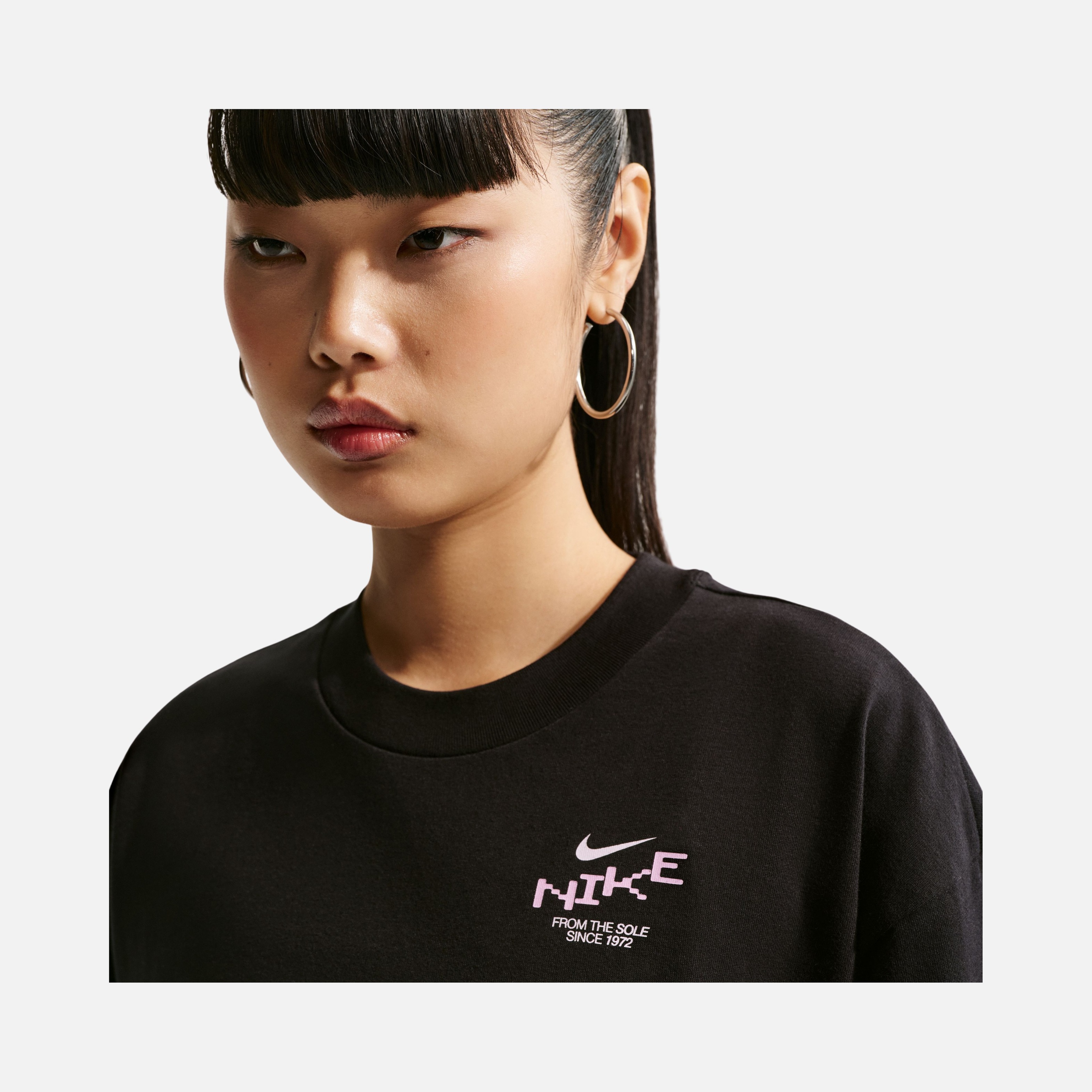 Nike W Nsw Luxe Md Crp Fest13 Tee Kadın Tişört