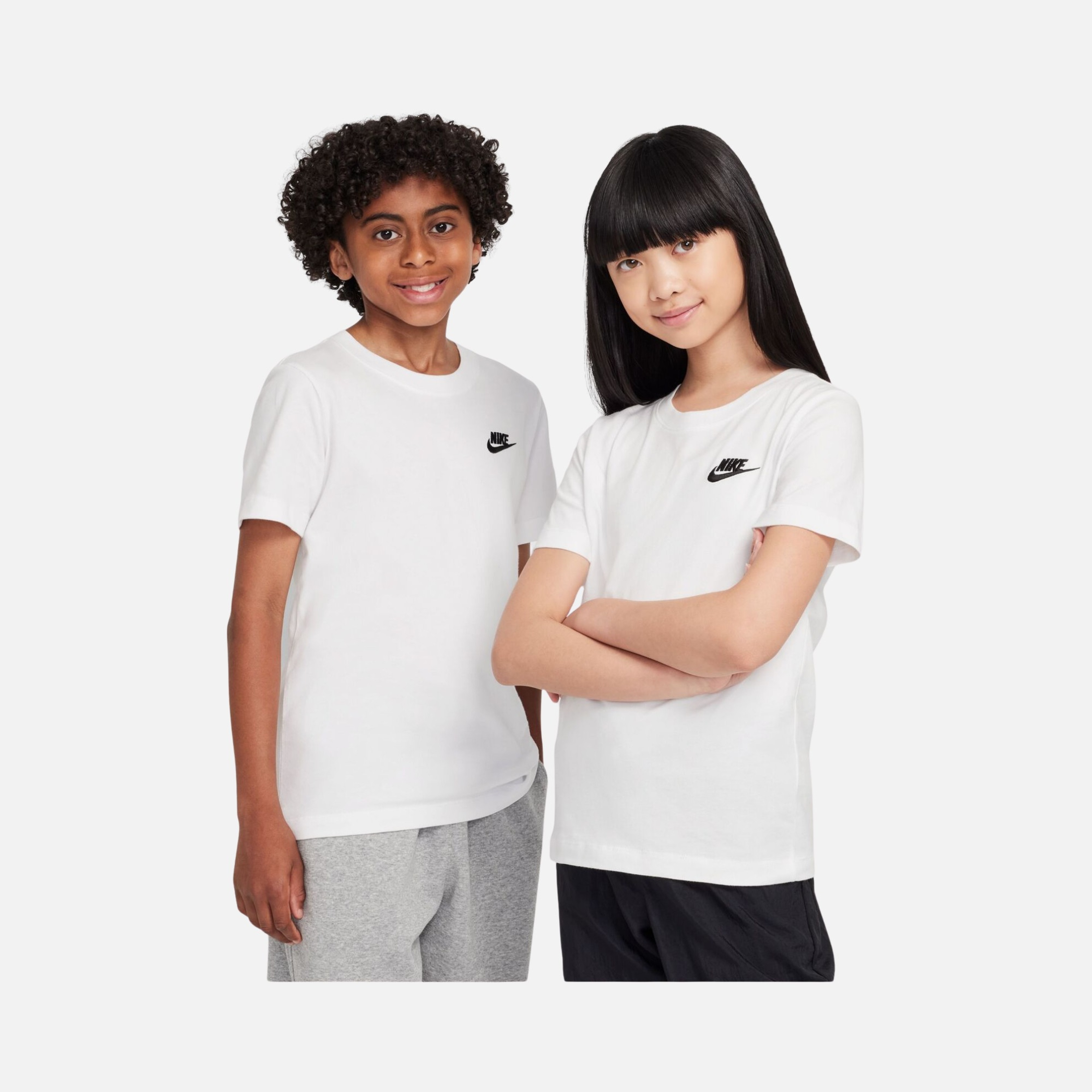 Nike Sportswear Embroidered Futura LBR Short-Sleeve Çocuk Tişört