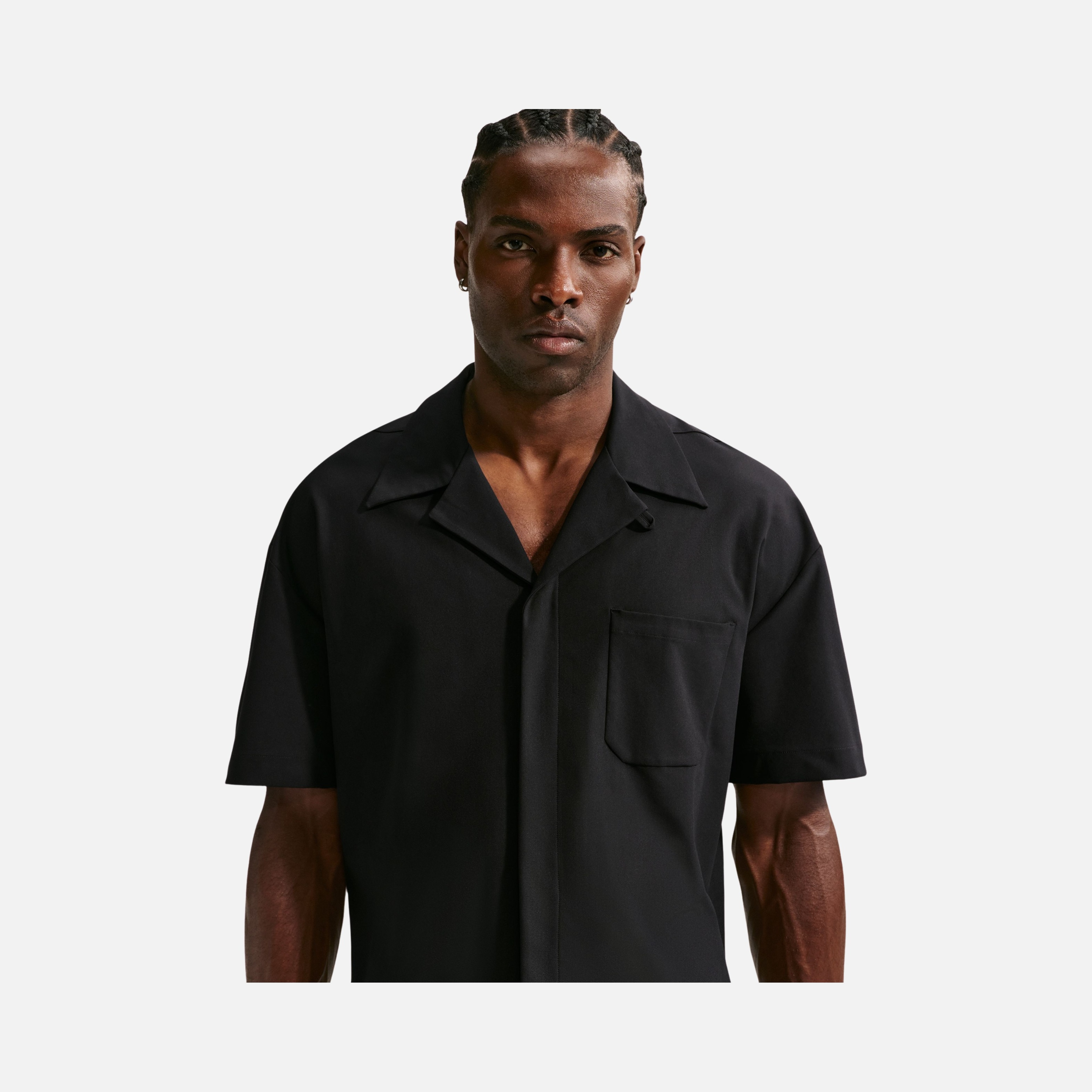 Nike M Df Uv 24.7 Ps Ss Buttn Up Erkek Tişört