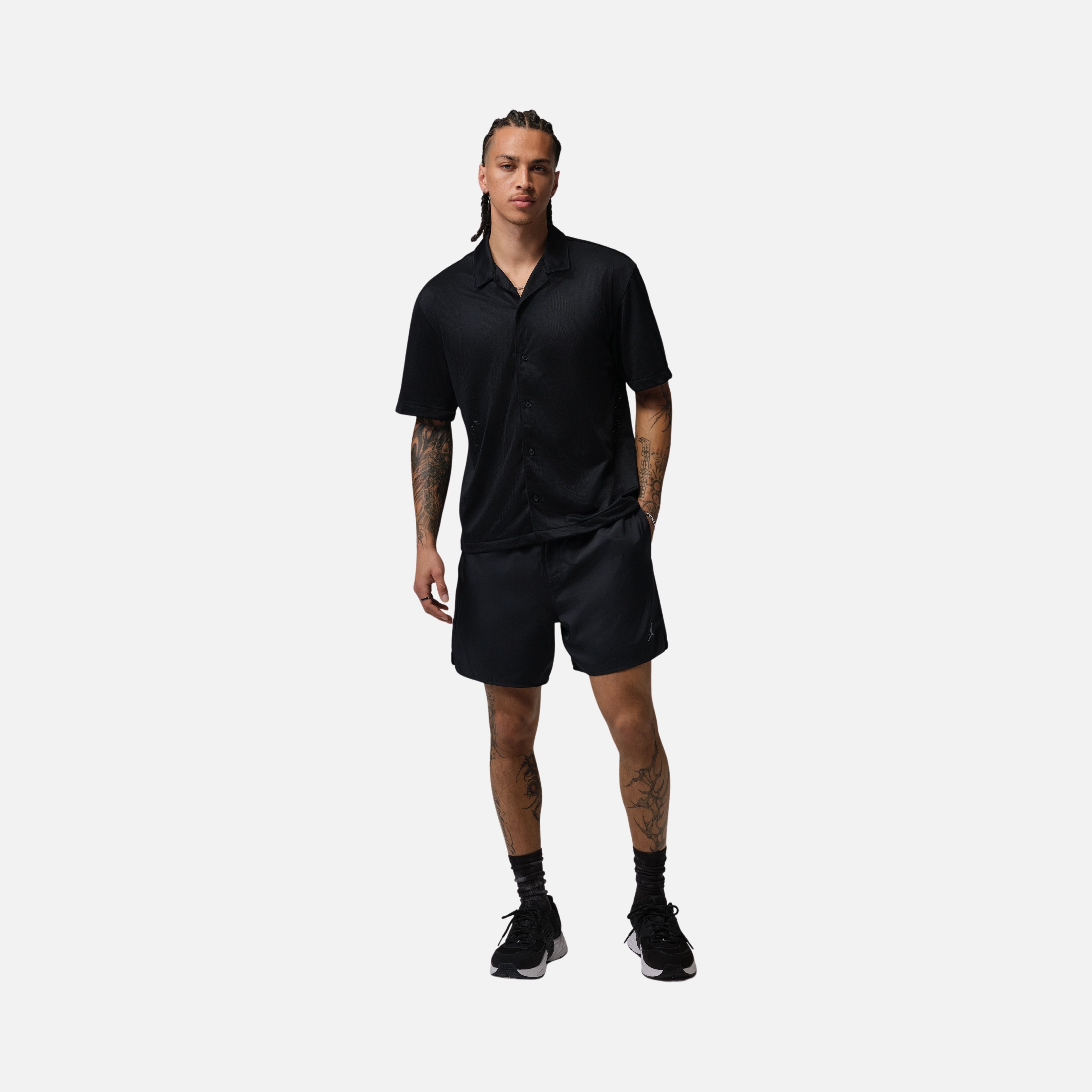 Nike M Jordan Brooklyn Fstvl Btn Dwn Top Erkek Tişört