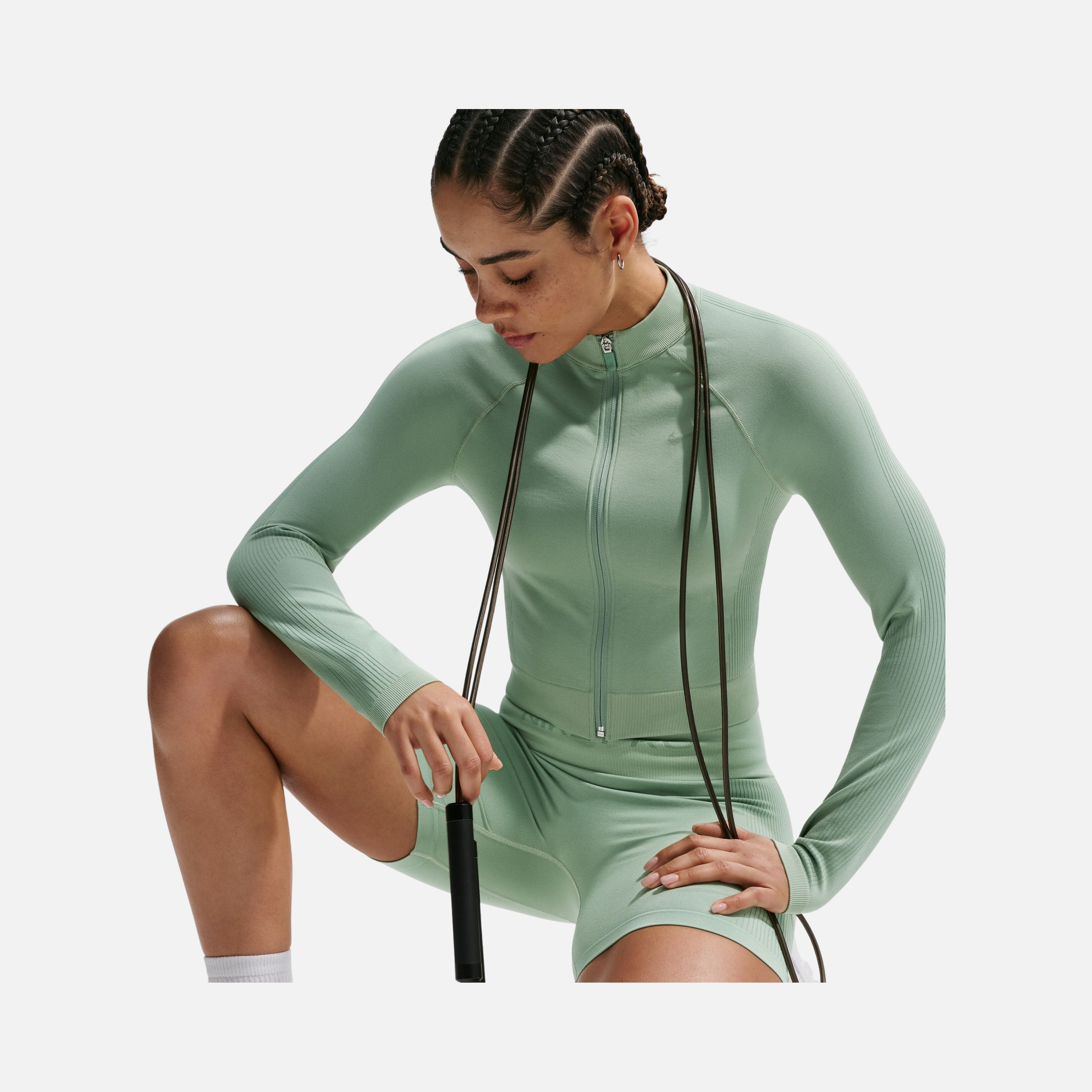 Nike Pro Dri-Fit Seamless Full-zip Midlayer Training Kadın Sweatshirt