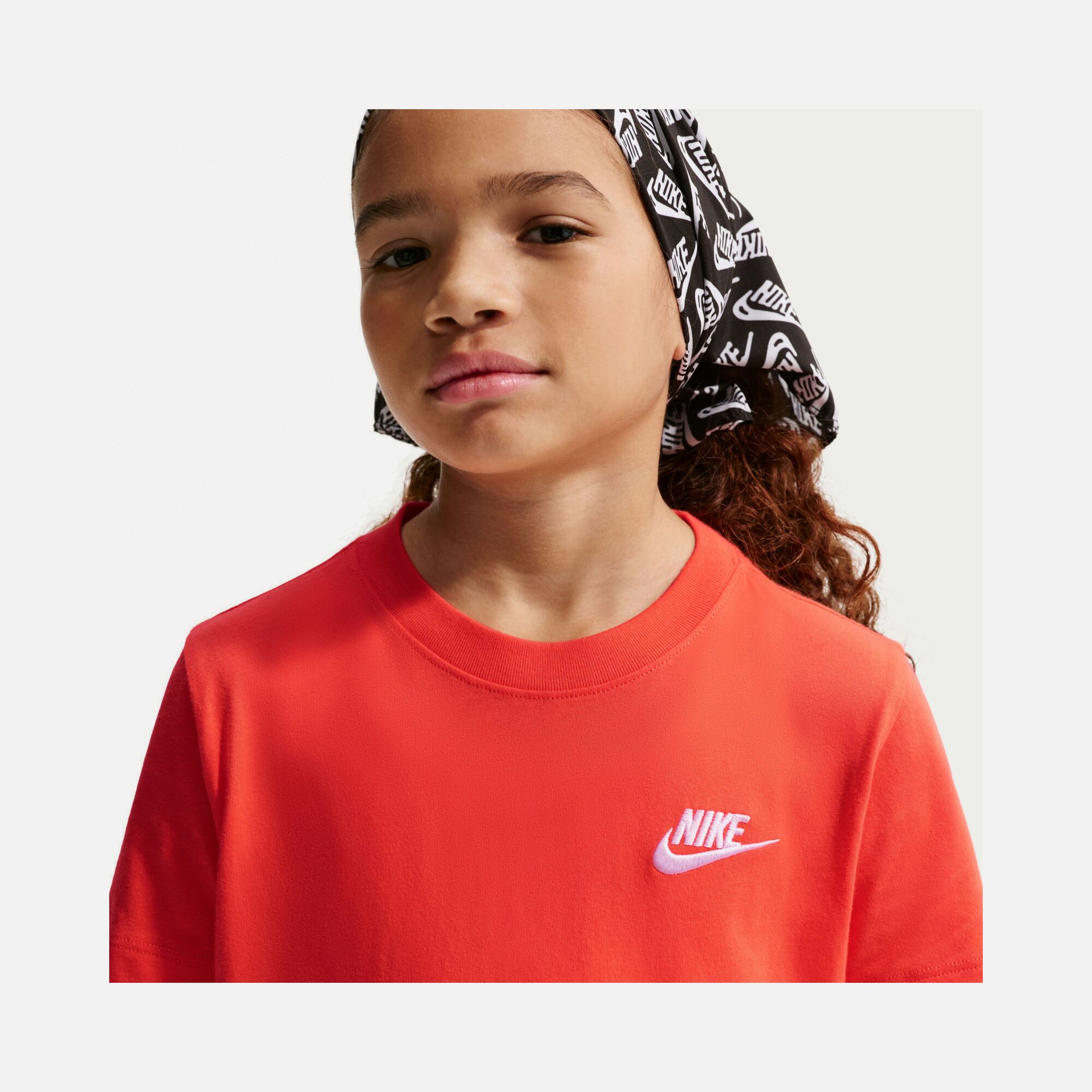 Nike Sportswear Embroidered Futura LBR Short-Sleeve Çocuk Tişört