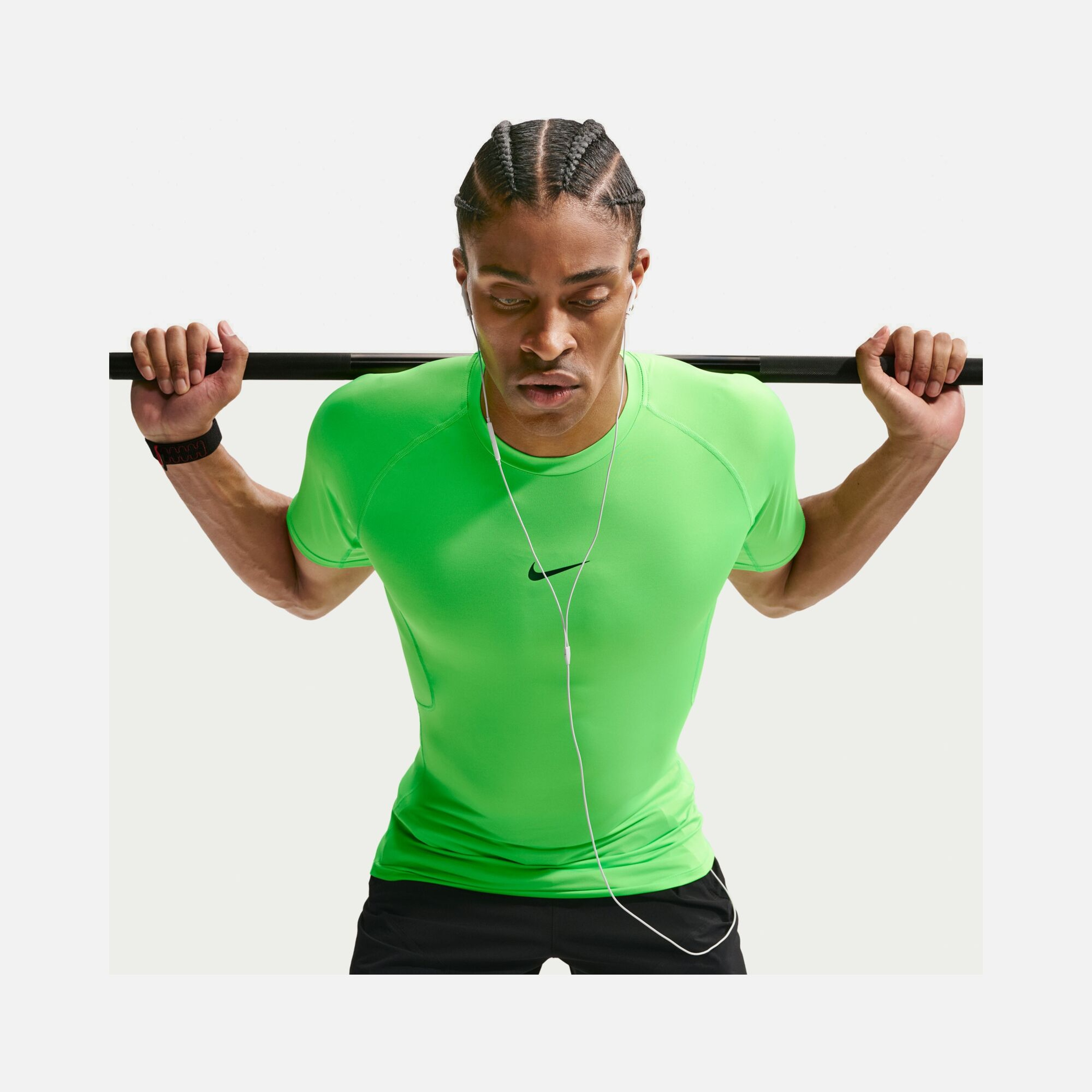 Nike Pro Dri-Fit Tight Fitness Training Short-Sleeve Erkek Uzun Kollu Tişört